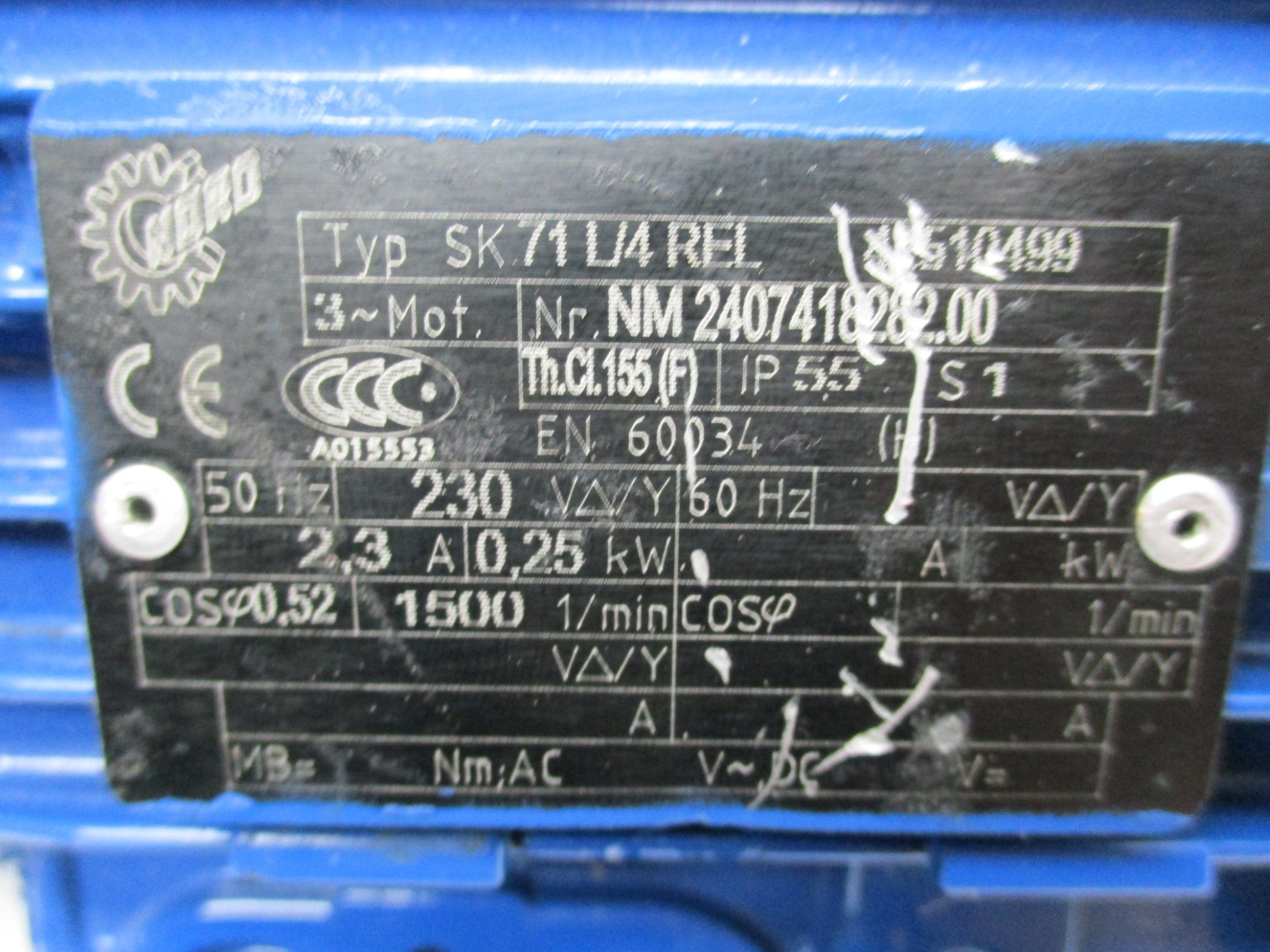 NORD SK05-71L/4REL UNMP