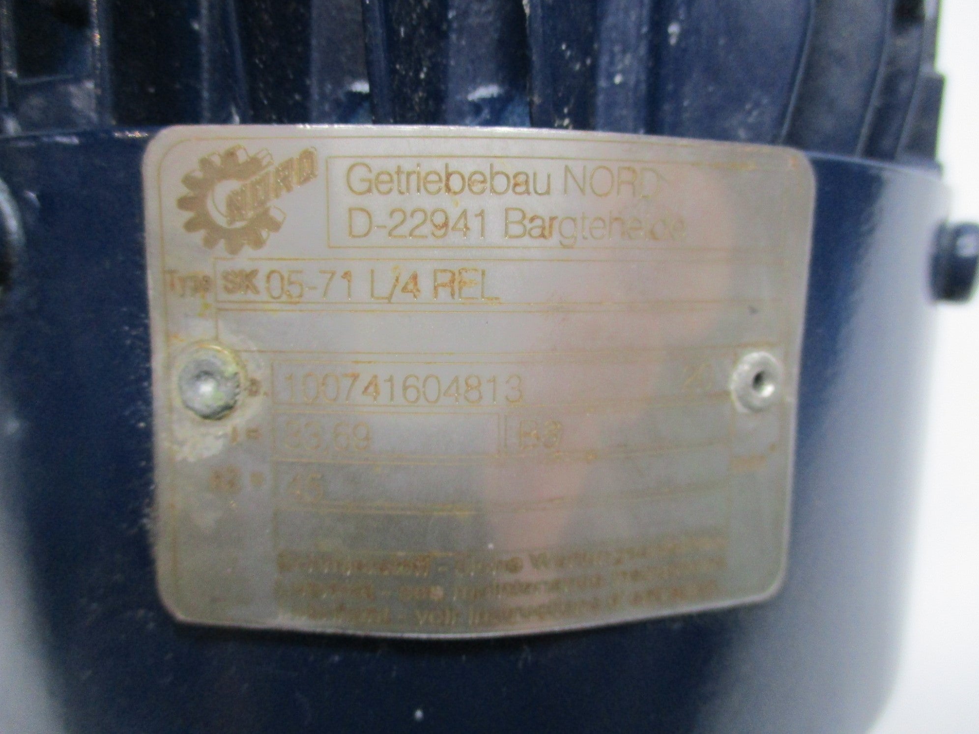 NORD SK05-71L/4REL (AS PICTURED) UNMP