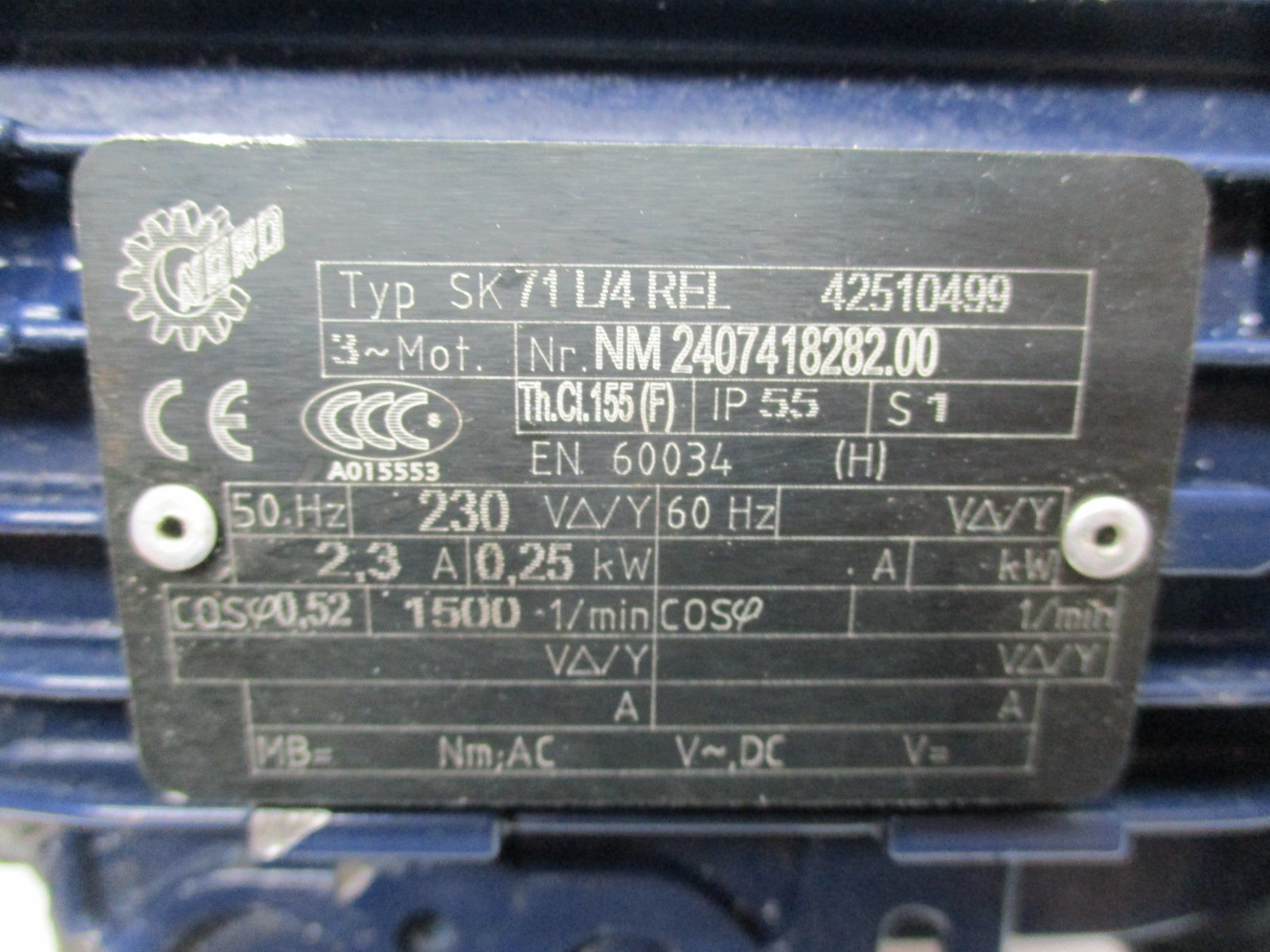 NORD SK05-71L/4REL (AS PICTURED) UNMP