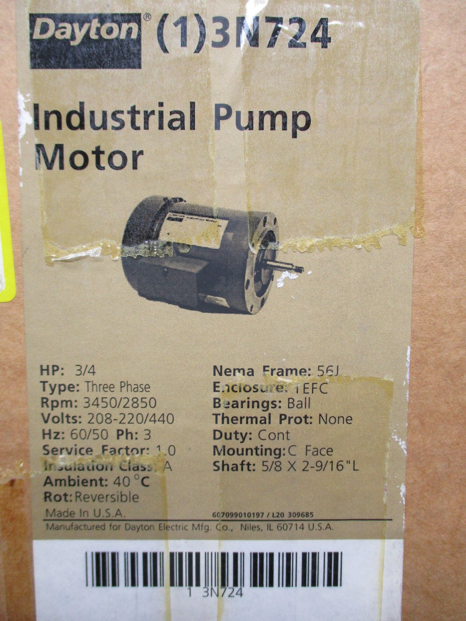 DAYTON 3N724 NSMP