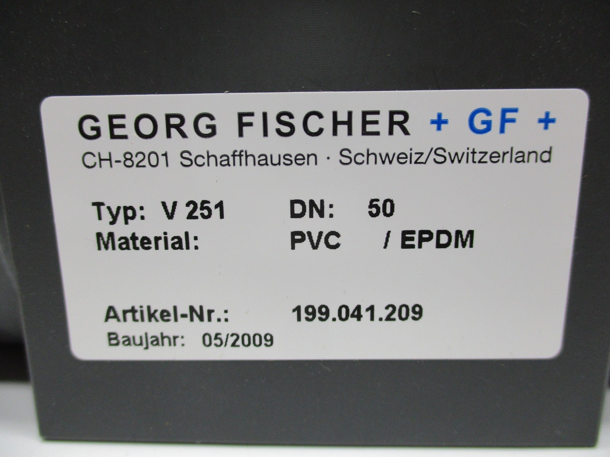 GEORG FISCHER TYPE V251 (DN50) NSNP