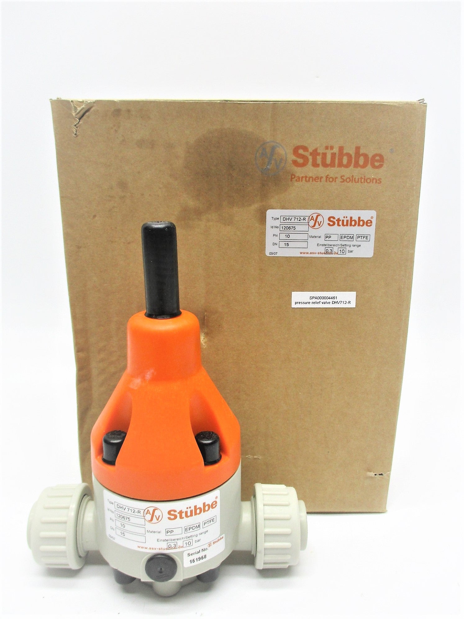 ASV-STUBBE DHV712-R PN10 DN15 NSNP