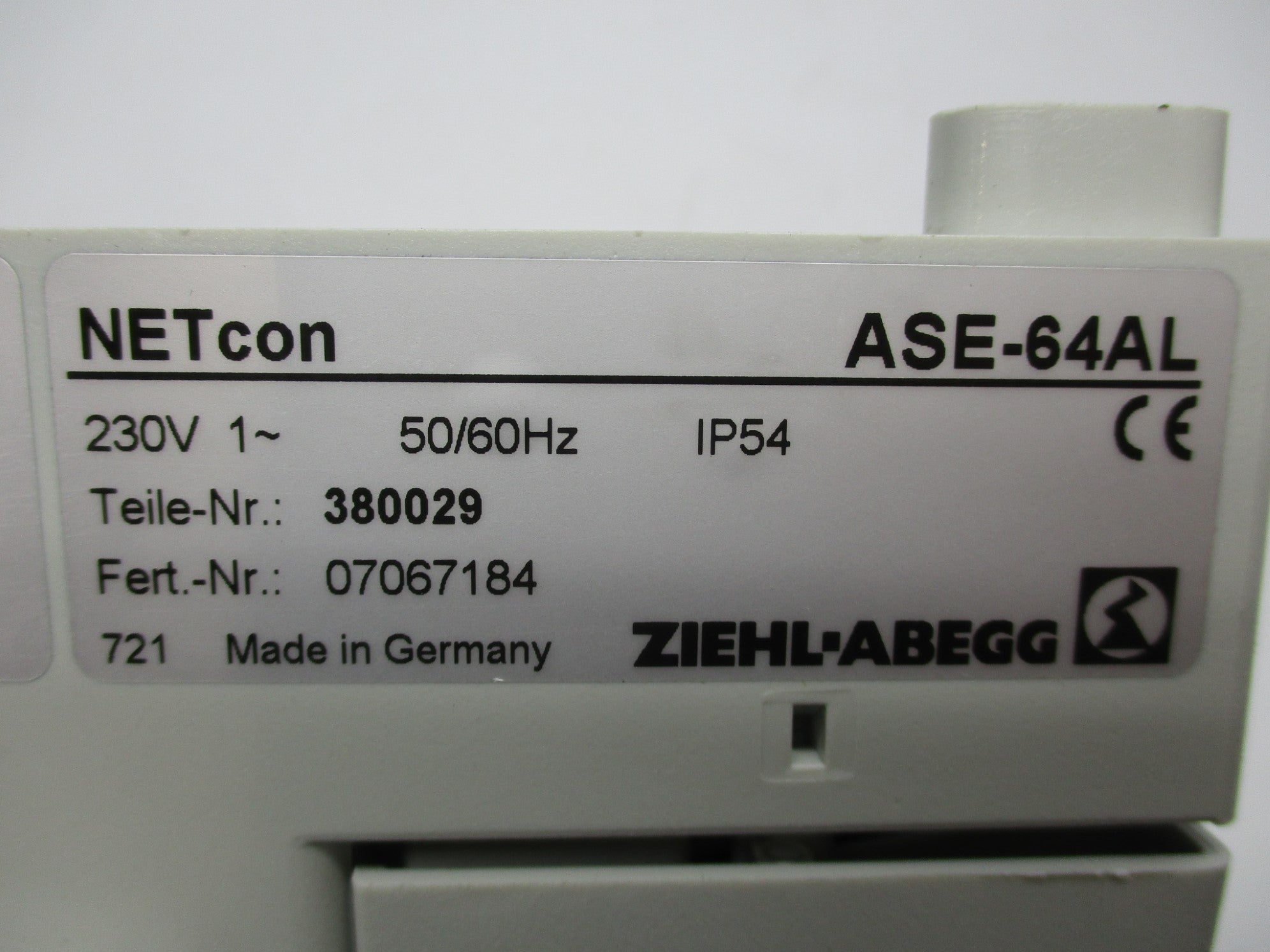 ZIEHL-ABEGG ASE-64AL UNMP