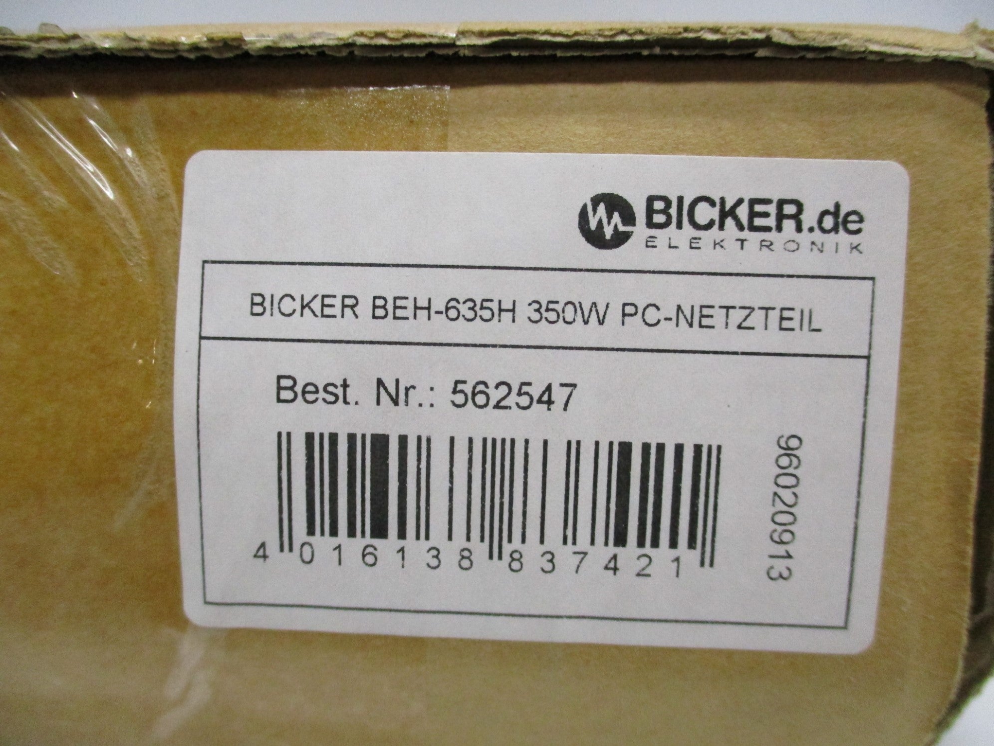 BICKER BEH-635H NSMP