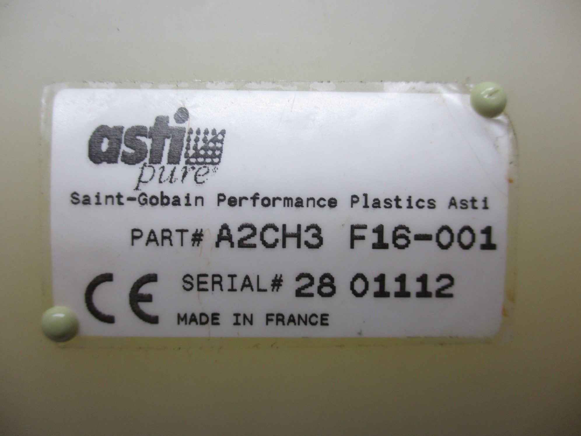ASTI A2CH3 F16-001 UNMP