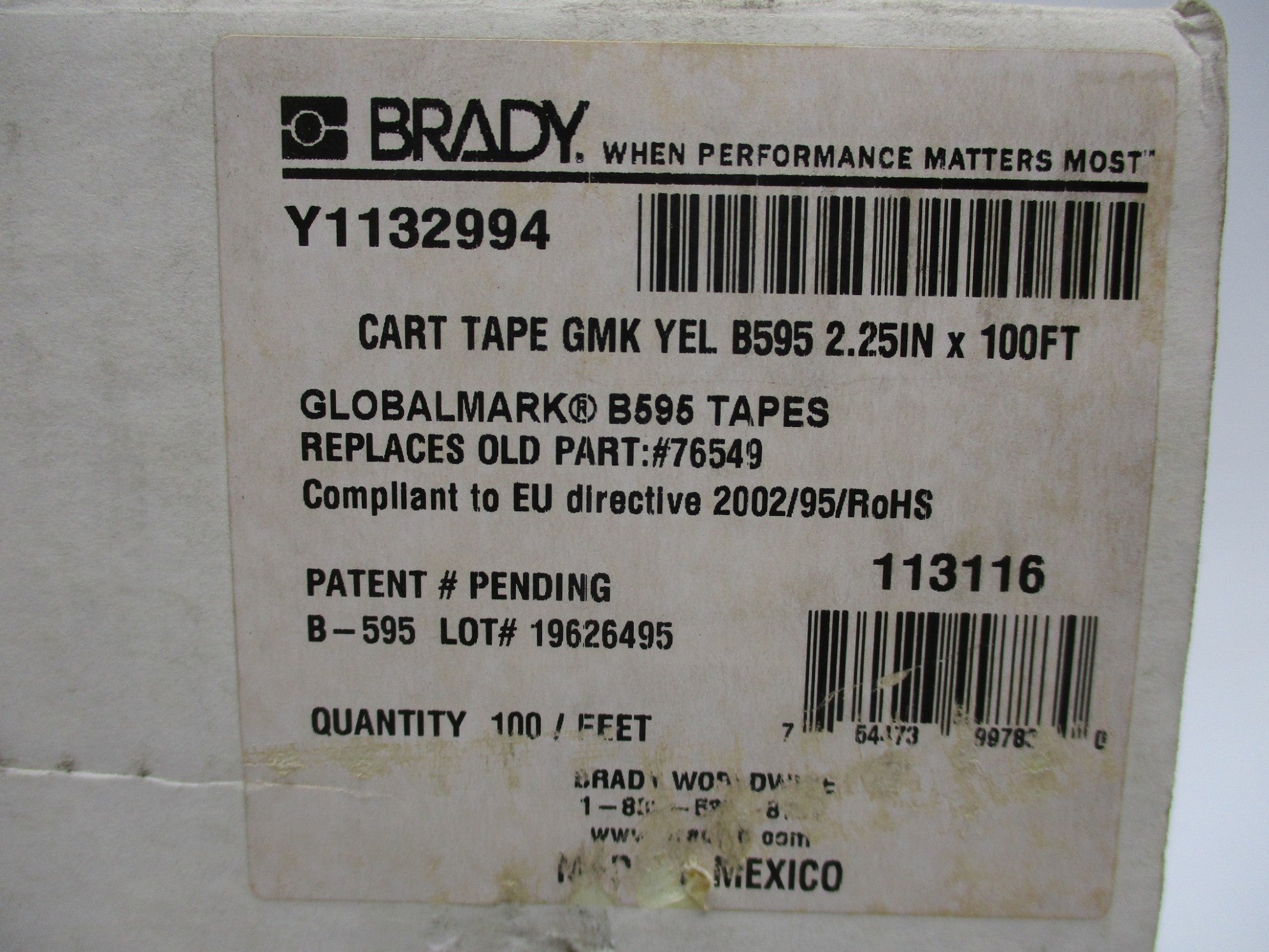 BRADY 113116 NSMP