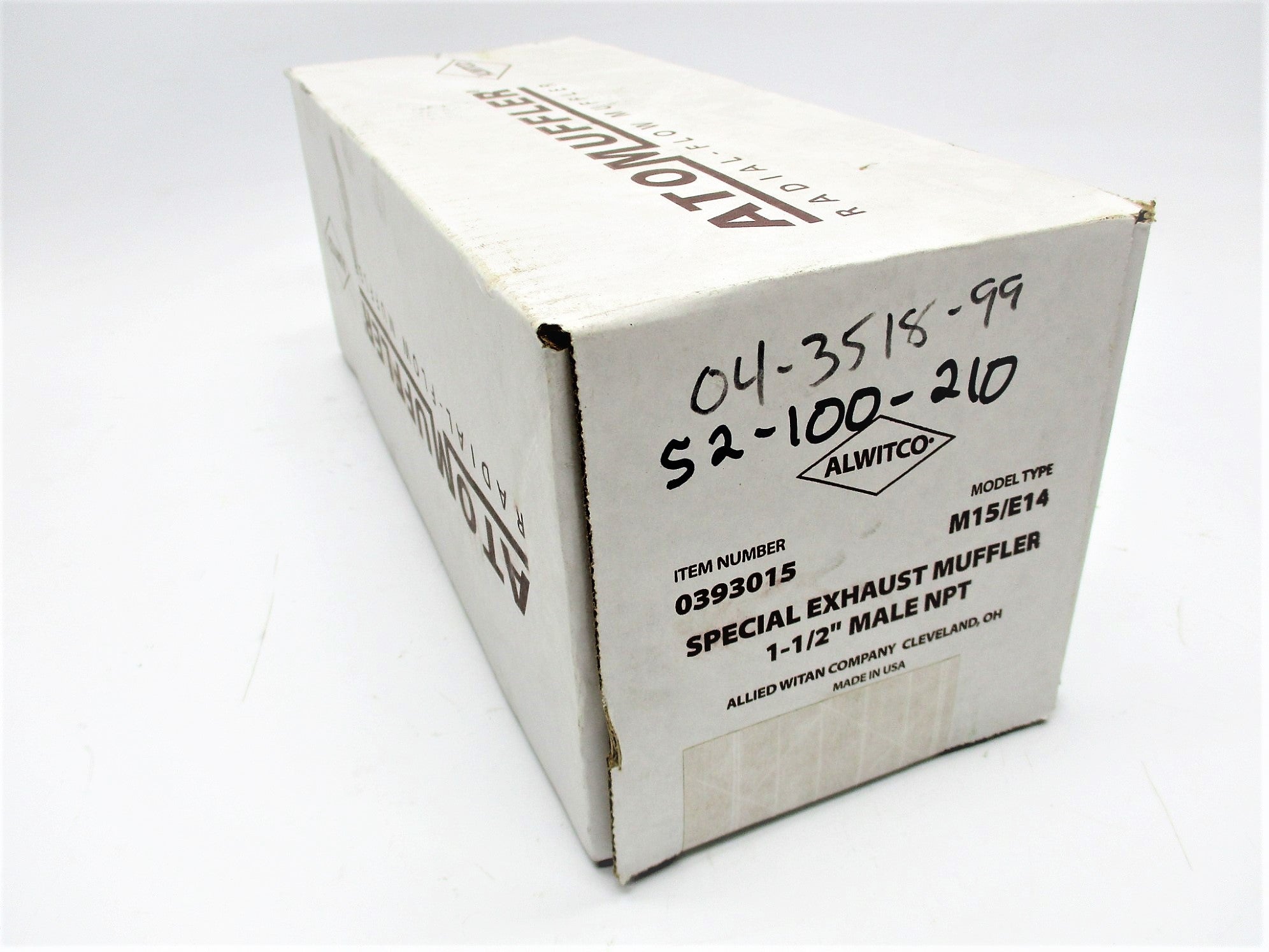 ALWITCO 0393015 MODEL M15 TYPE 14 NSFS