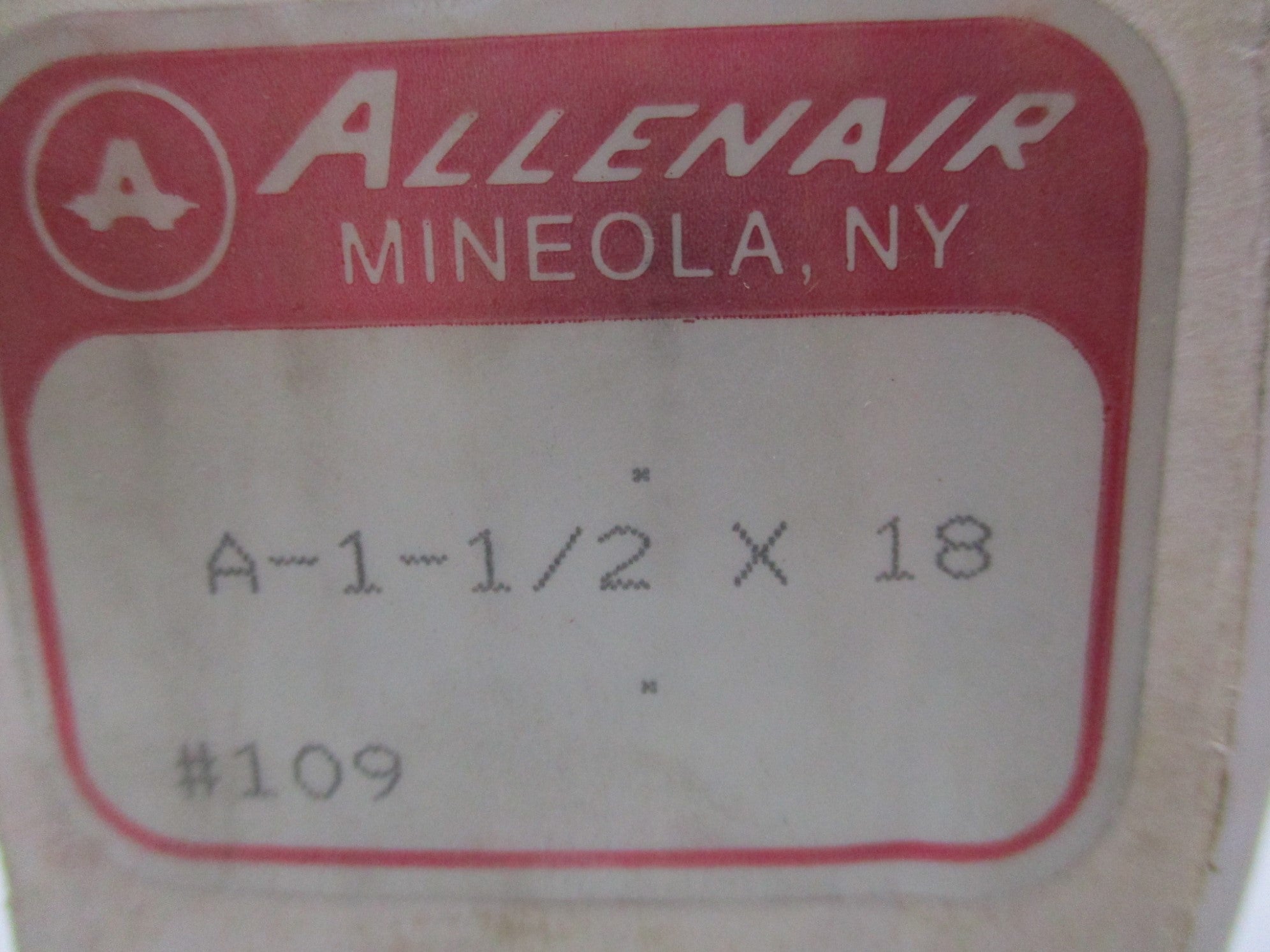 ALLENAIR A1-1/2X18 #109 NSMP