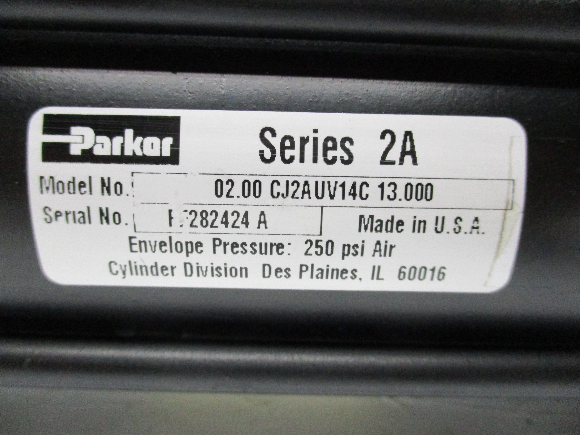 PARKER 02.00CJ2AUV14C13.000 SER. 2A NSNP