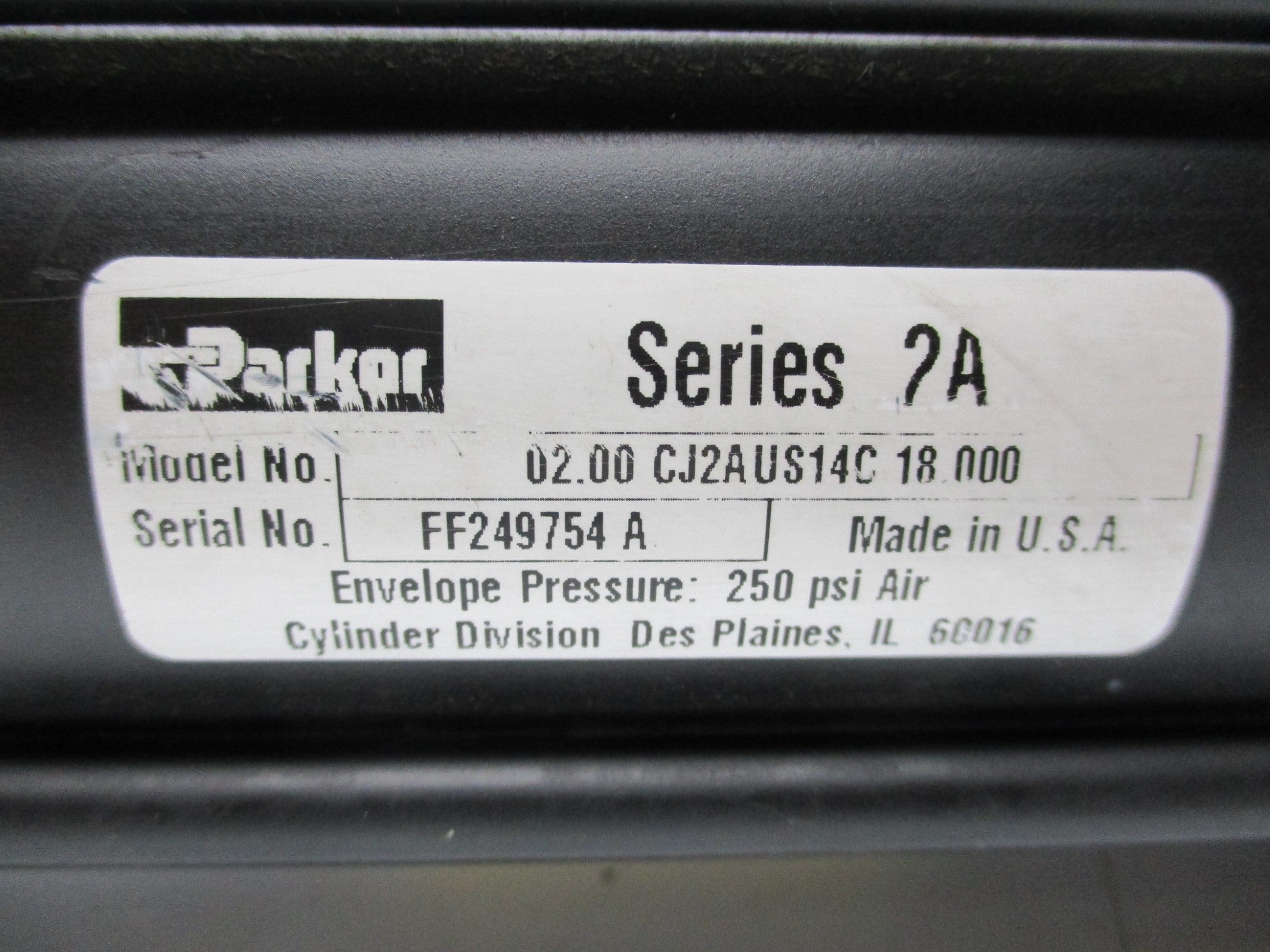 PARKER 02.00CJ2AUS14C18.000 NSNP