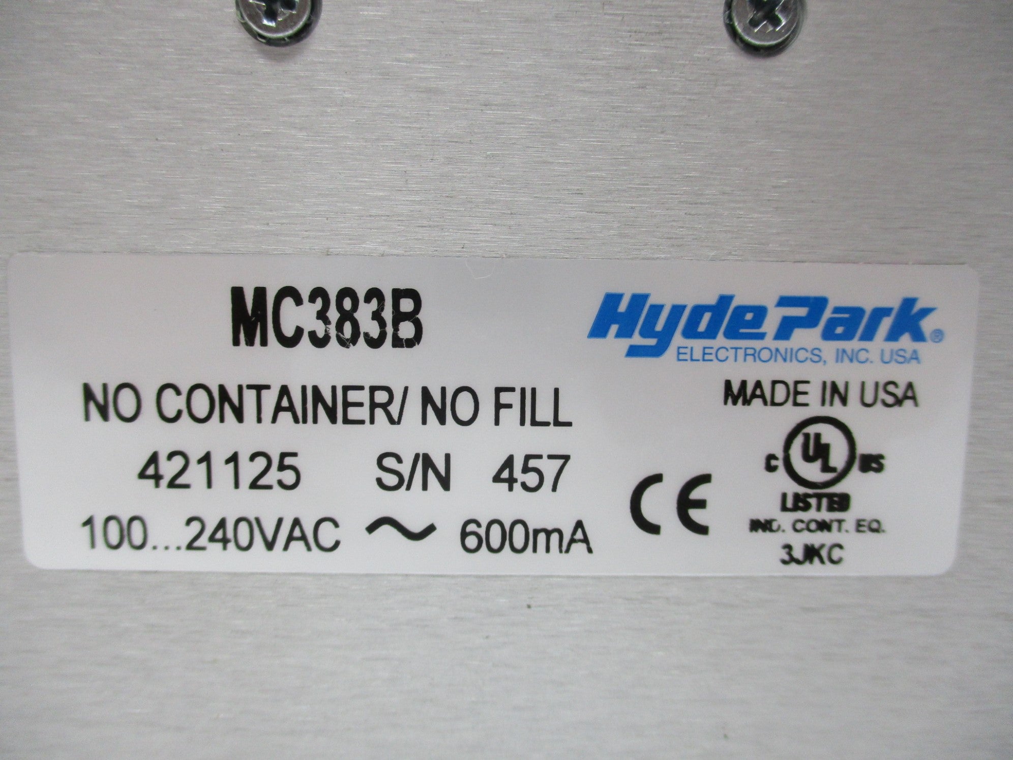 HYDE PARK MC383B NSNP