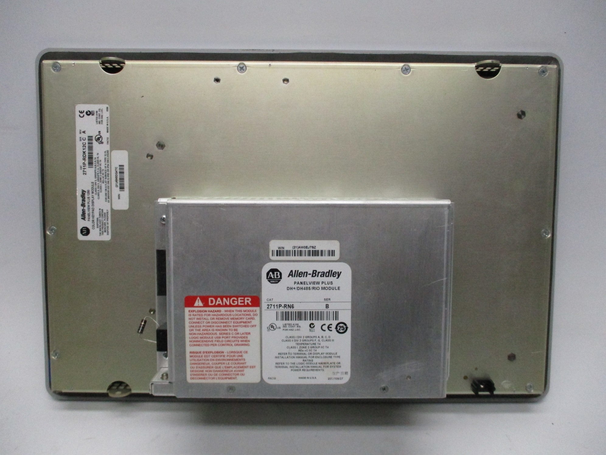 ALLEN BRADLEY 2711P-K12C6A1 SER. A UNMP