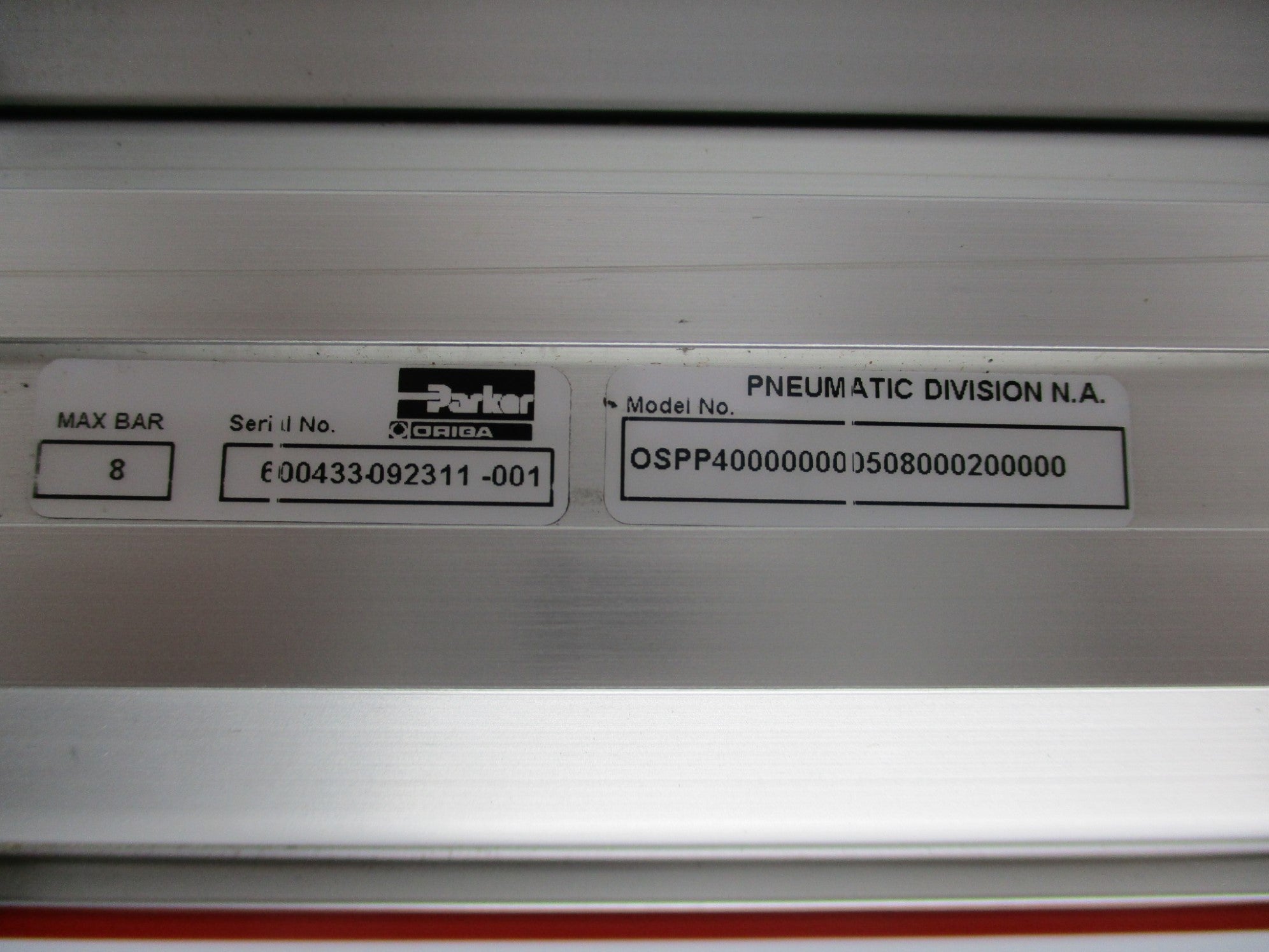 PARKER OSPP400000000508000200000 NSNP