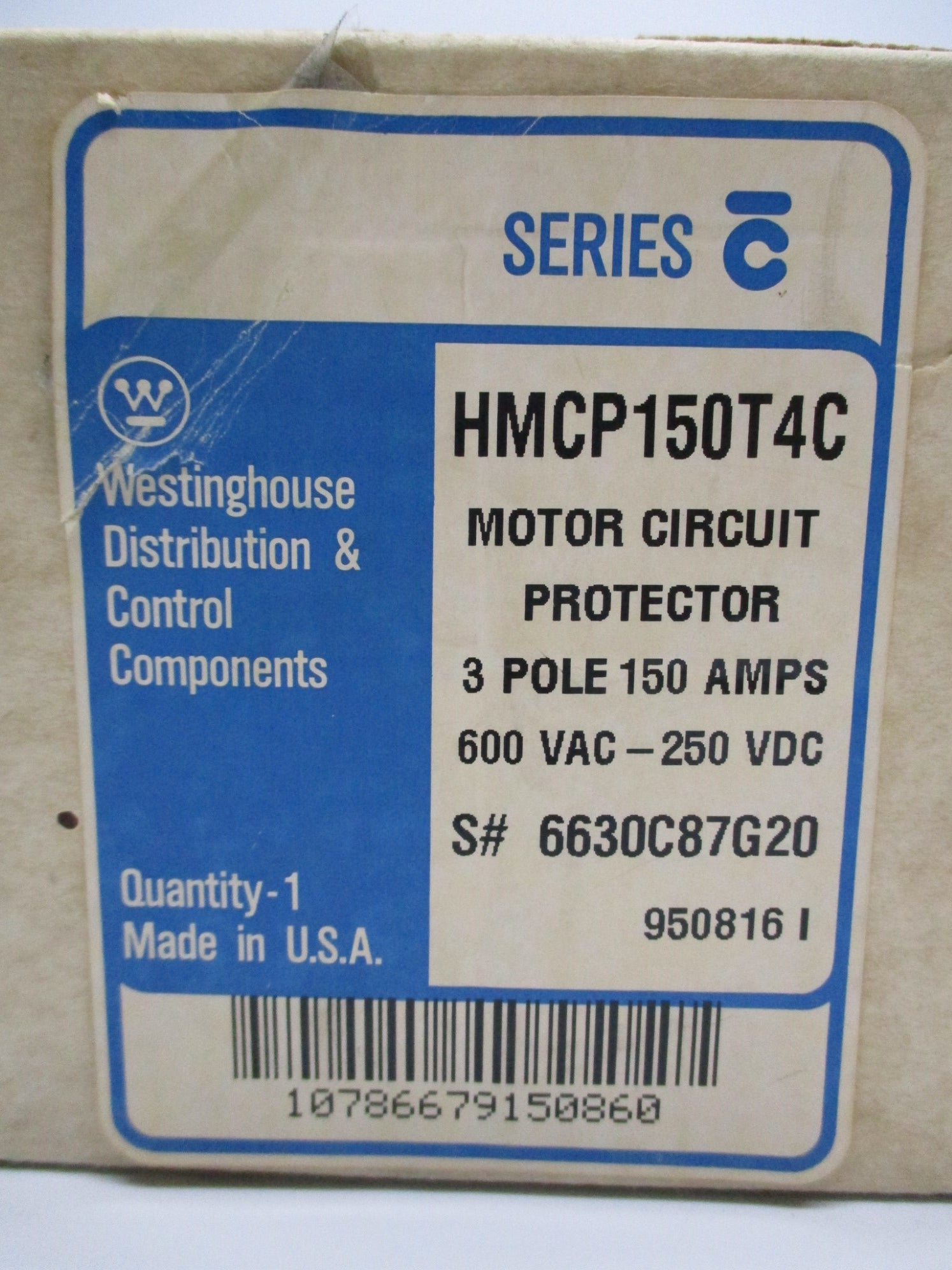 WESTINGHOUSE HMCP150T4C 150A, 600V NSMP