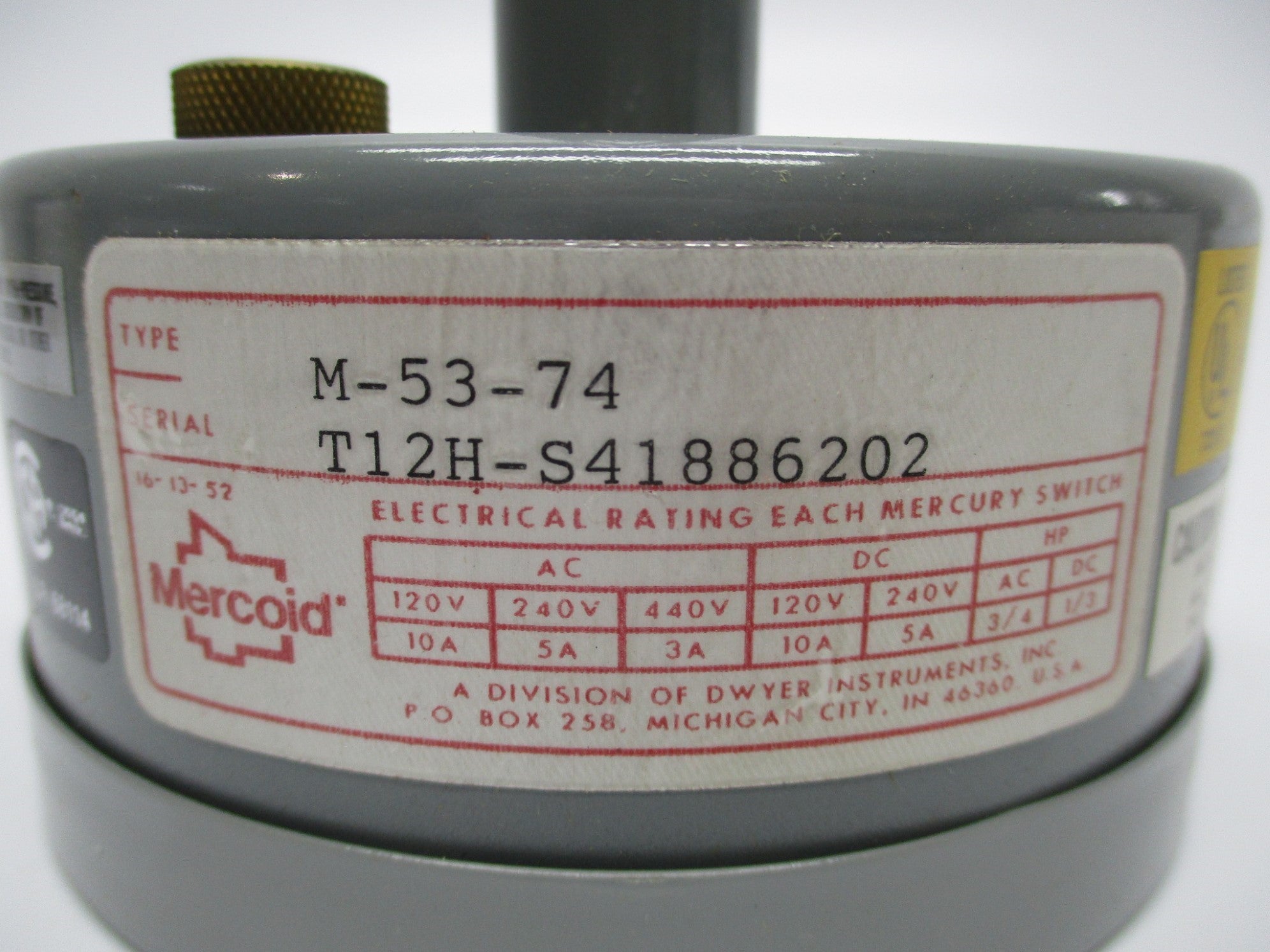 MERCOID M-53-74 NSMP