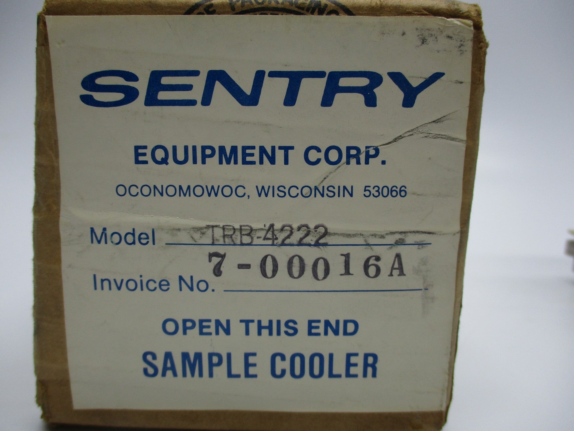 SENTRY 7-00016A MODEL TRB-4222 NSMP
