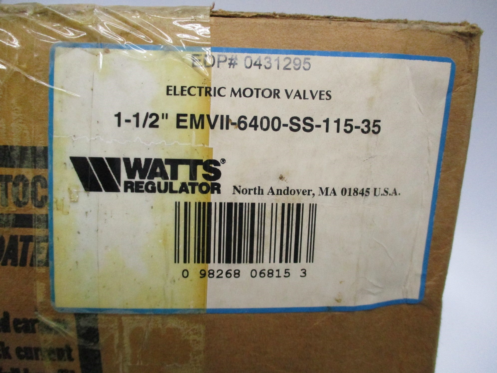 WATTS 0431295 EMV.II-6400-SS-115-35 NSMP