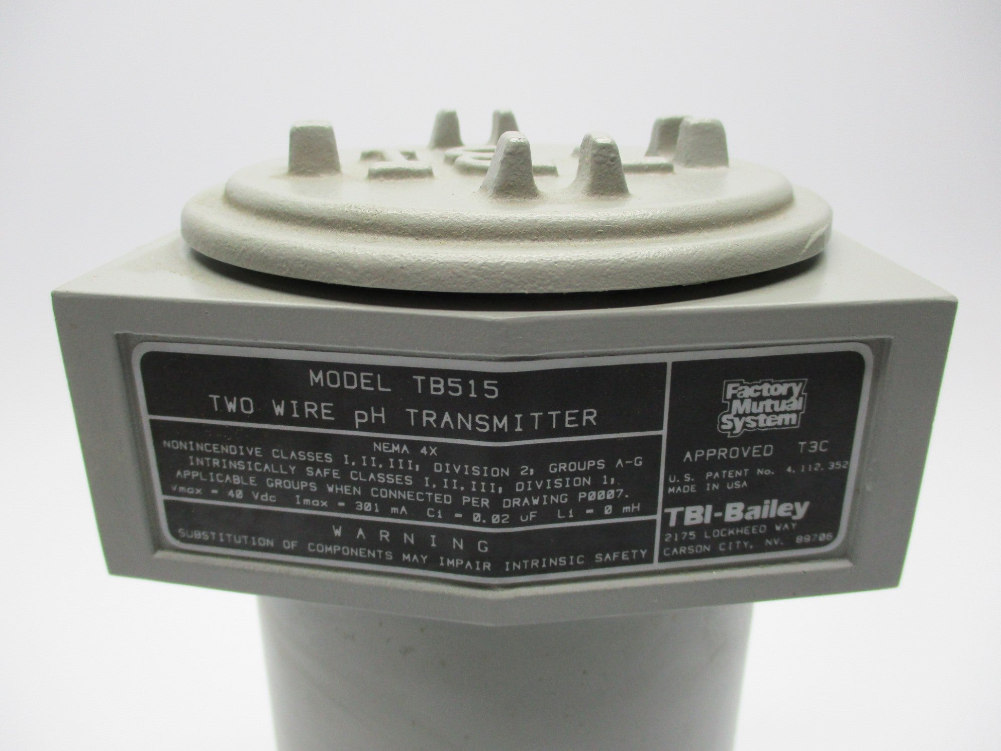 TBI-BAILEY MODEL TB515 48VDC UNMP