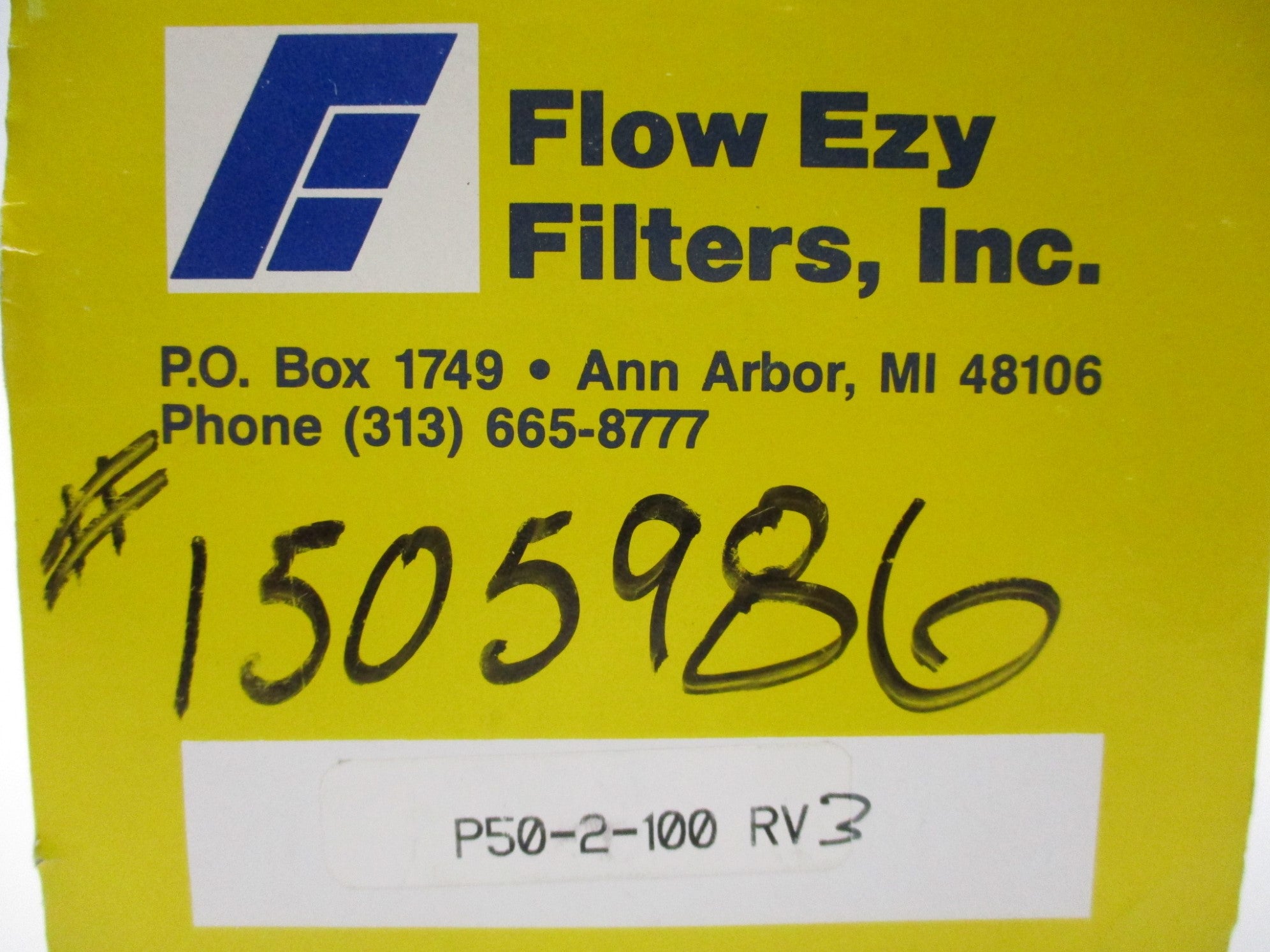 FLOW EZY P50-2-100-RV3 NSMP