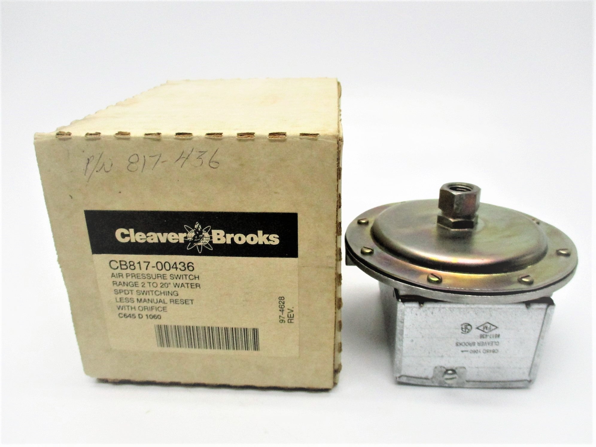 CLEAVER BROOKS CB817-00436 C645-D-1060 NSMP