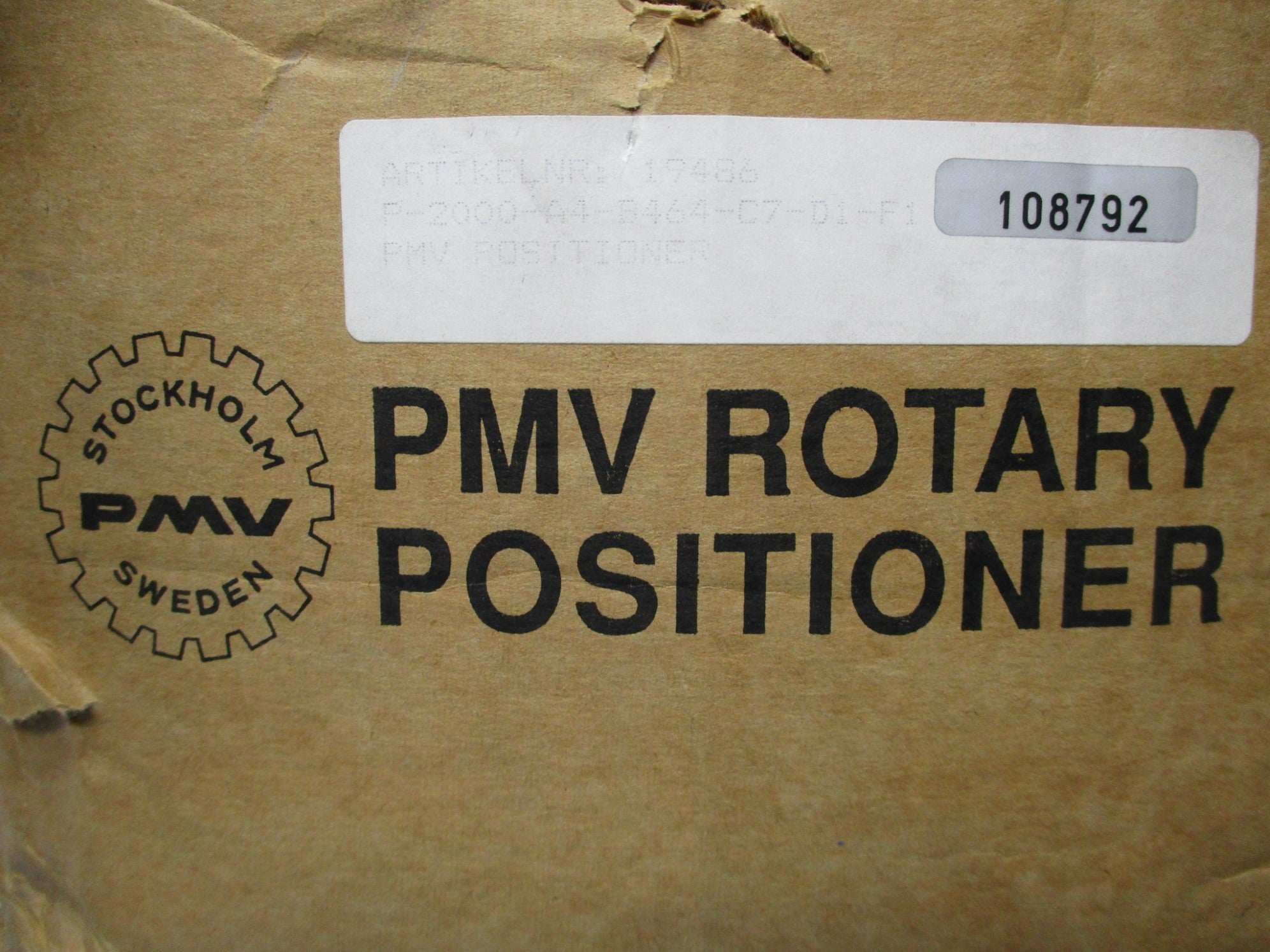 PMV 108792 MODEL P-2000 NSMP