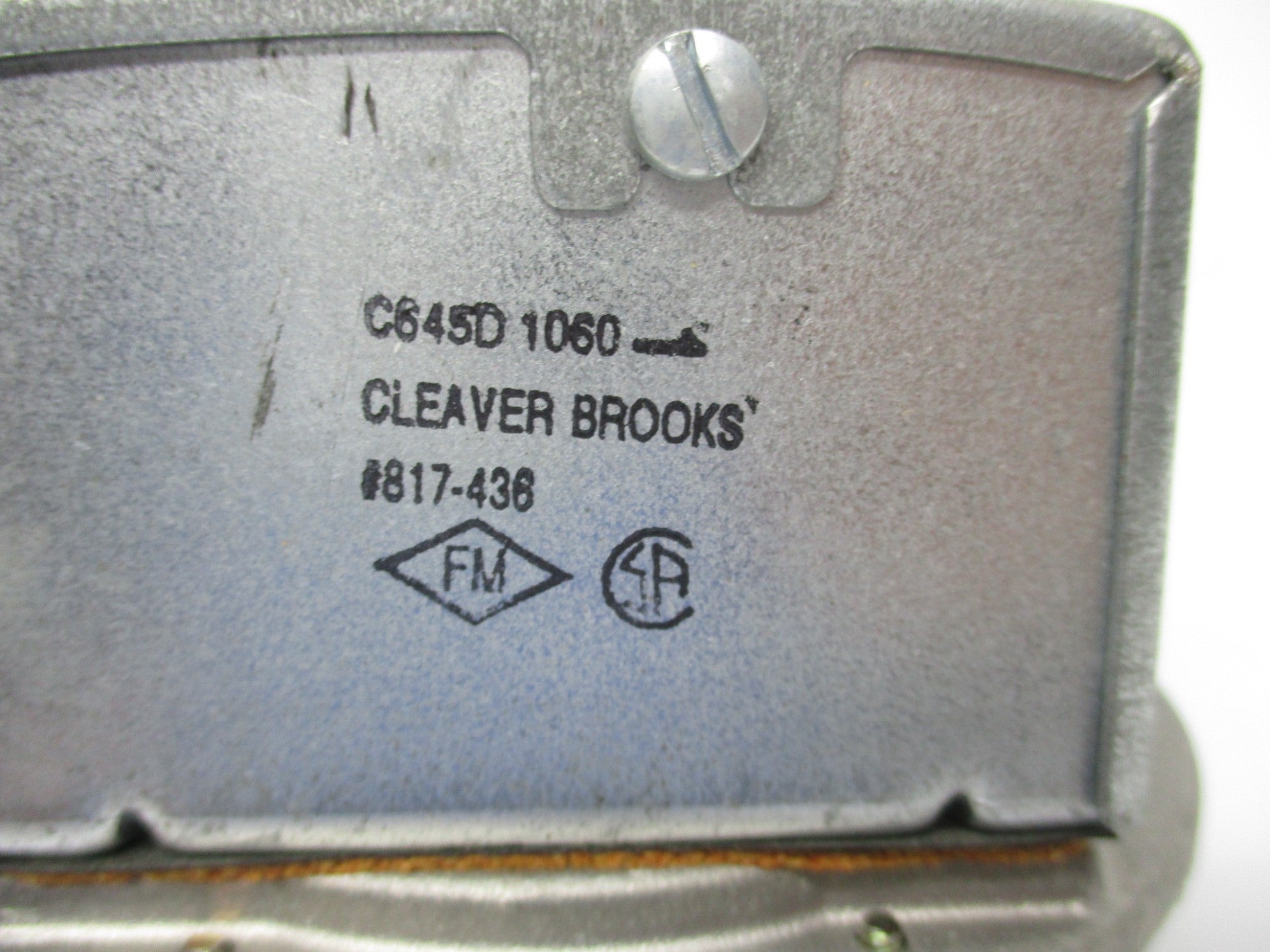 CLEAVER BROOKS CB817-00436 C645D1060 NSMP