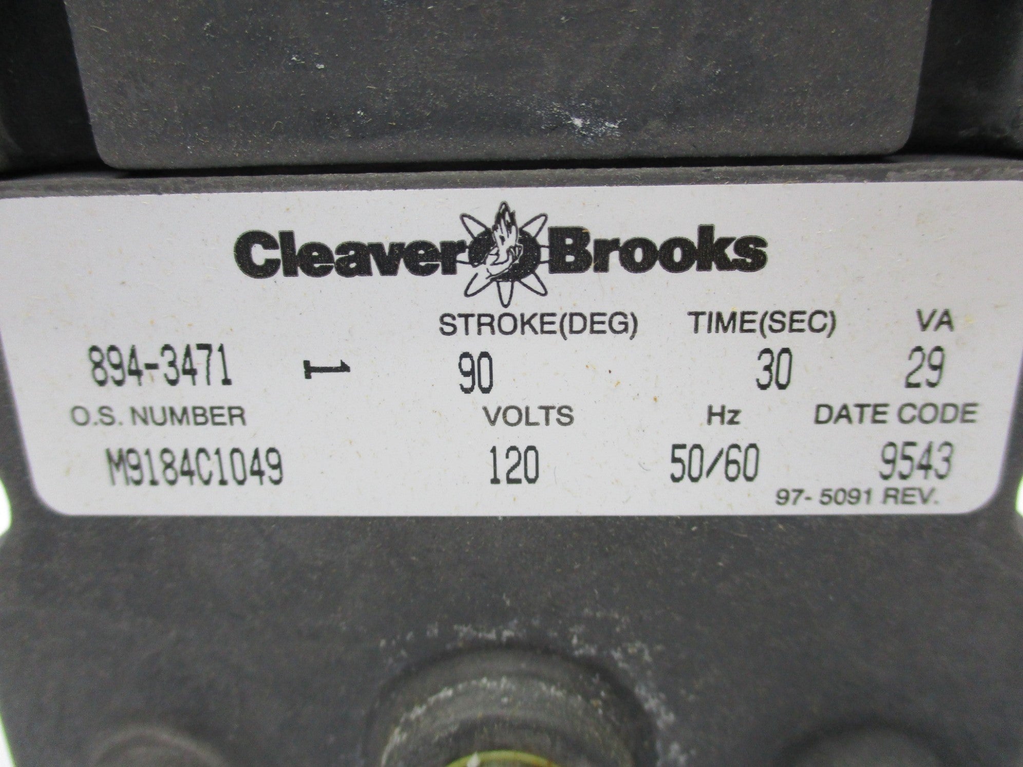 CLEAVER BROOKS M9184C1049 NSNP
