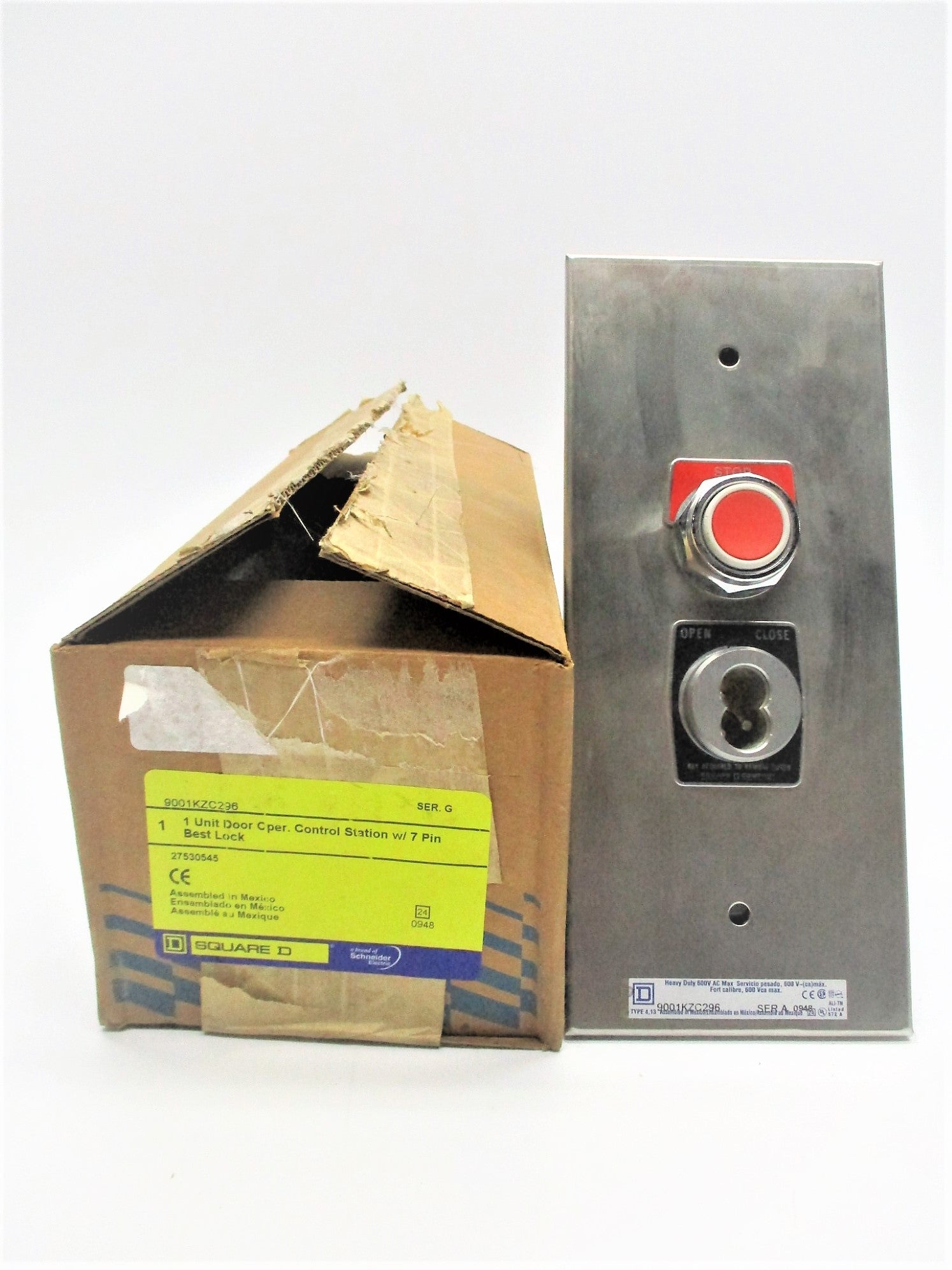 SQUARE D 9001KZC296 SER. A NSMP