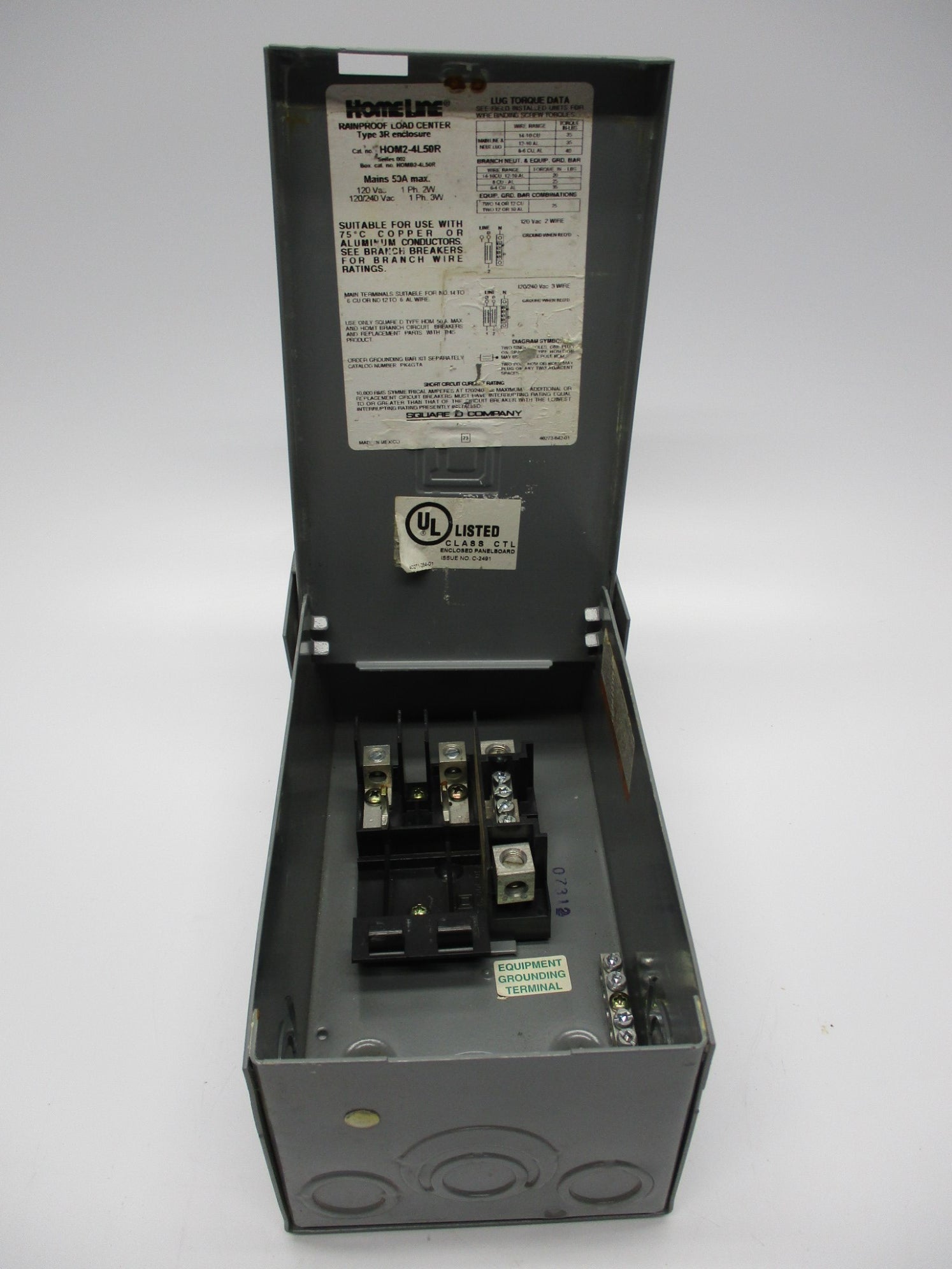 SQUARE D HOM2-4L50R SER. 002 NSNP