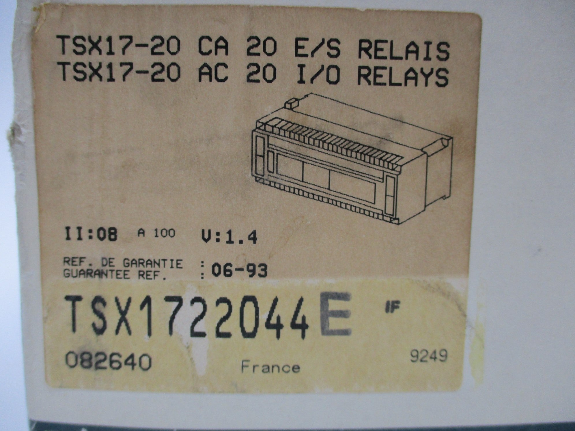 TELEMECANIQUE TSX1722044 NSMP