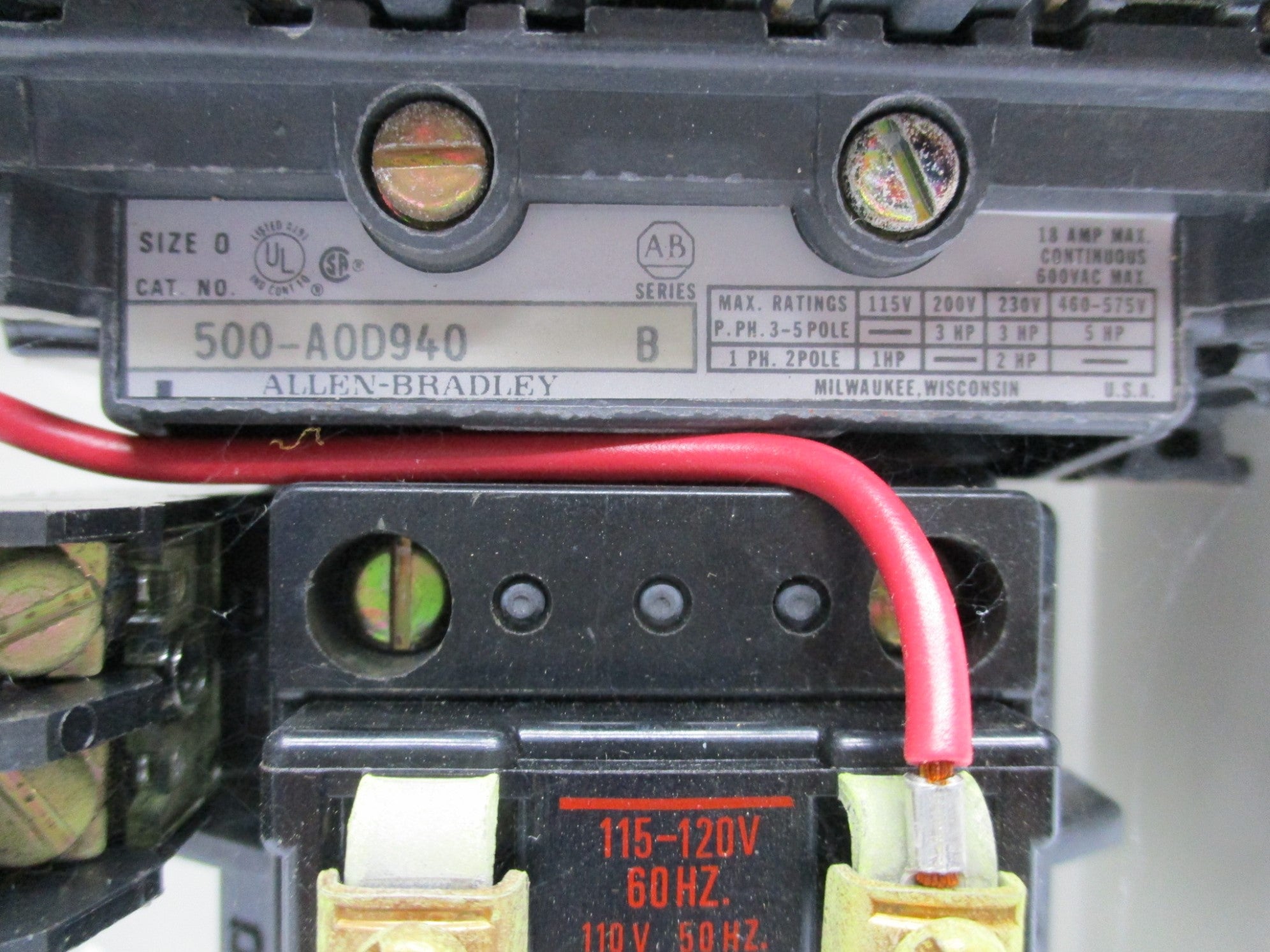 INDUSTRIAL SPARE PART 500-AAD940 SER. B NSNP