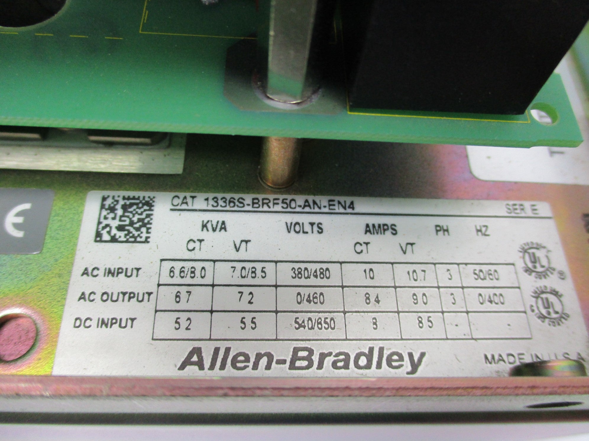 ALLEN BRADLEY 1336S-BRF50-AN-EN4 SER. E NSNP
