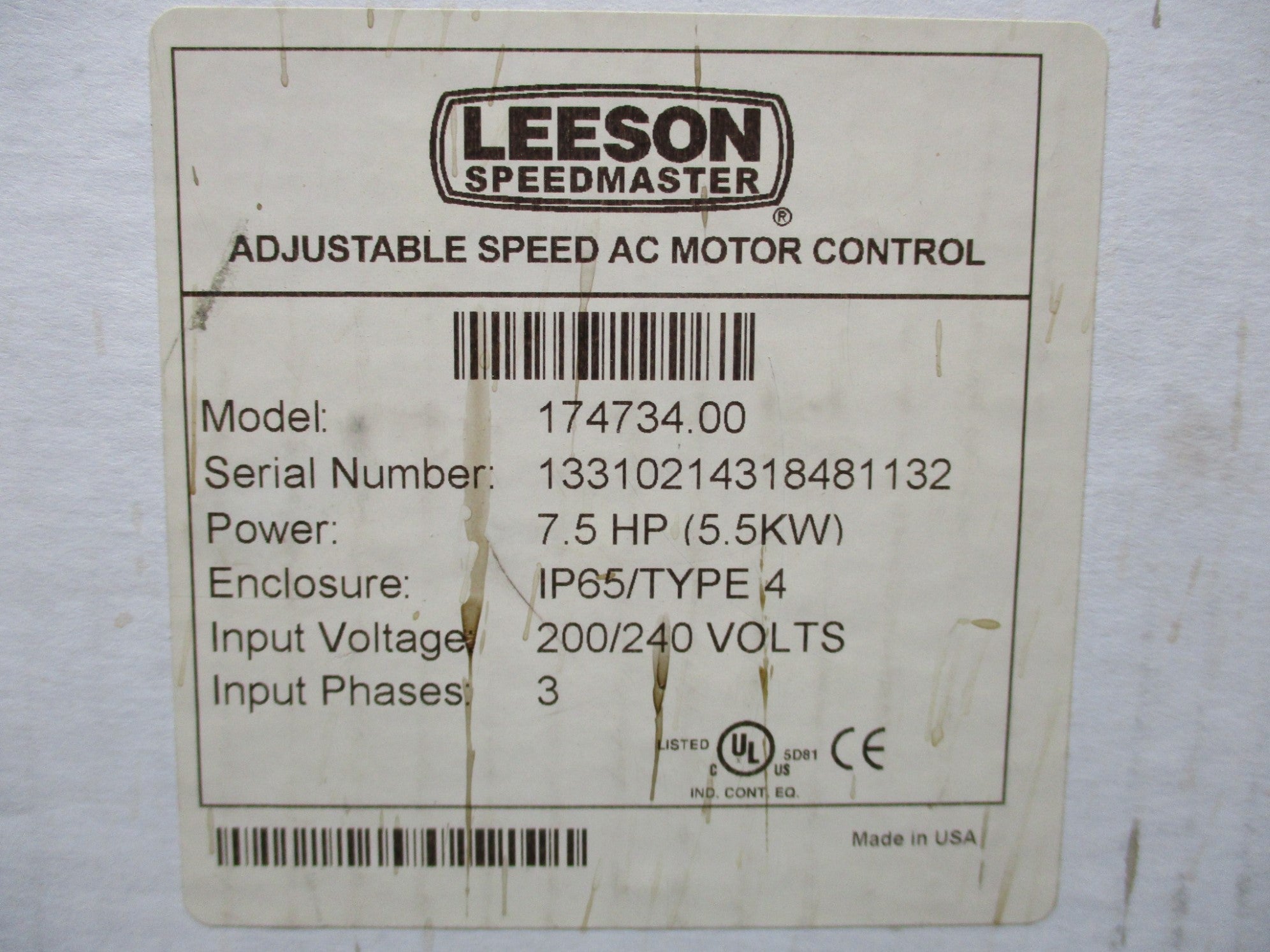 LEESON 174734.00 NSMP