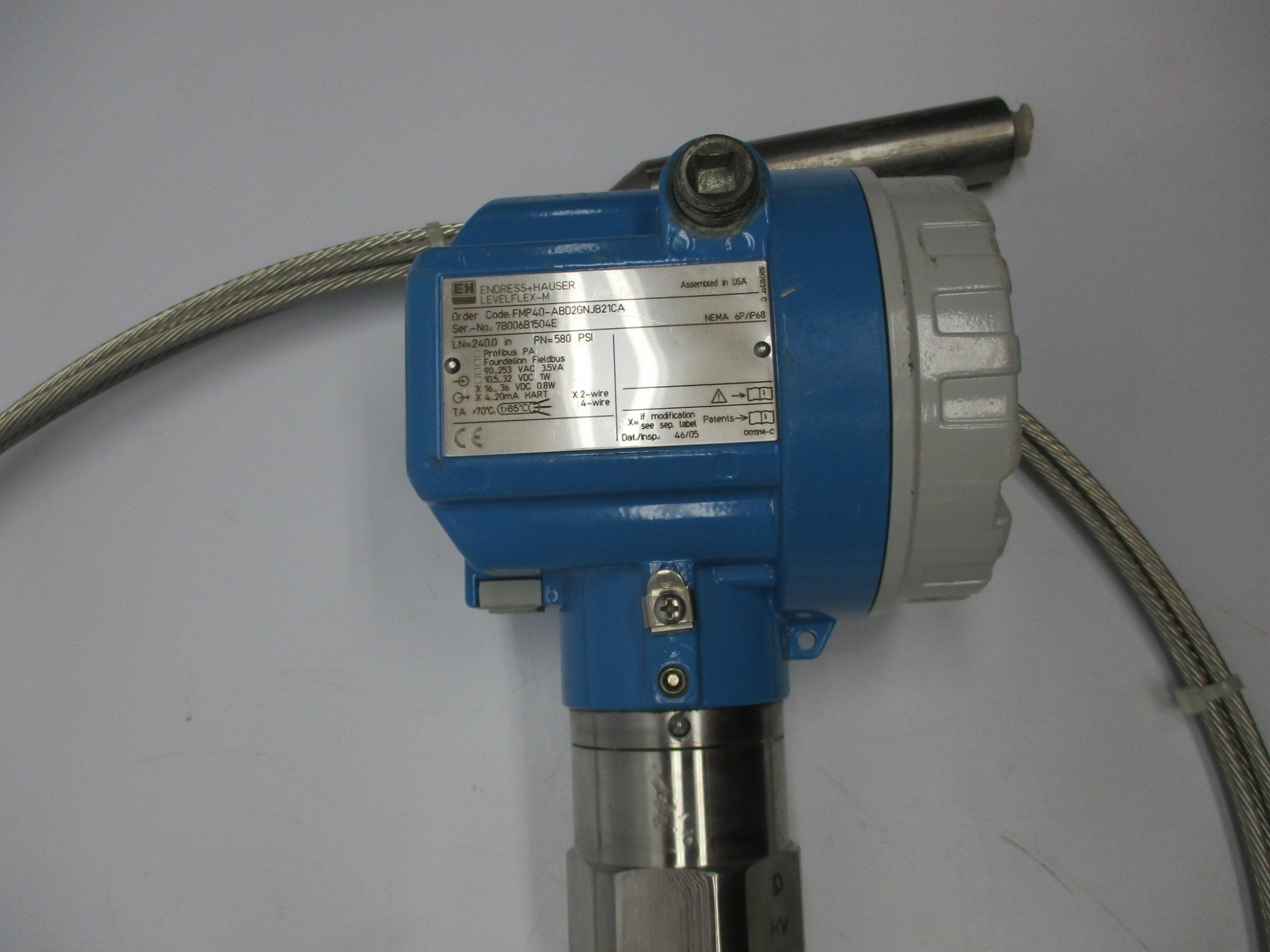 ENDRESS+HAUSER FMP40-ABD2GNJB21CA (AS PICTURED) UNMP