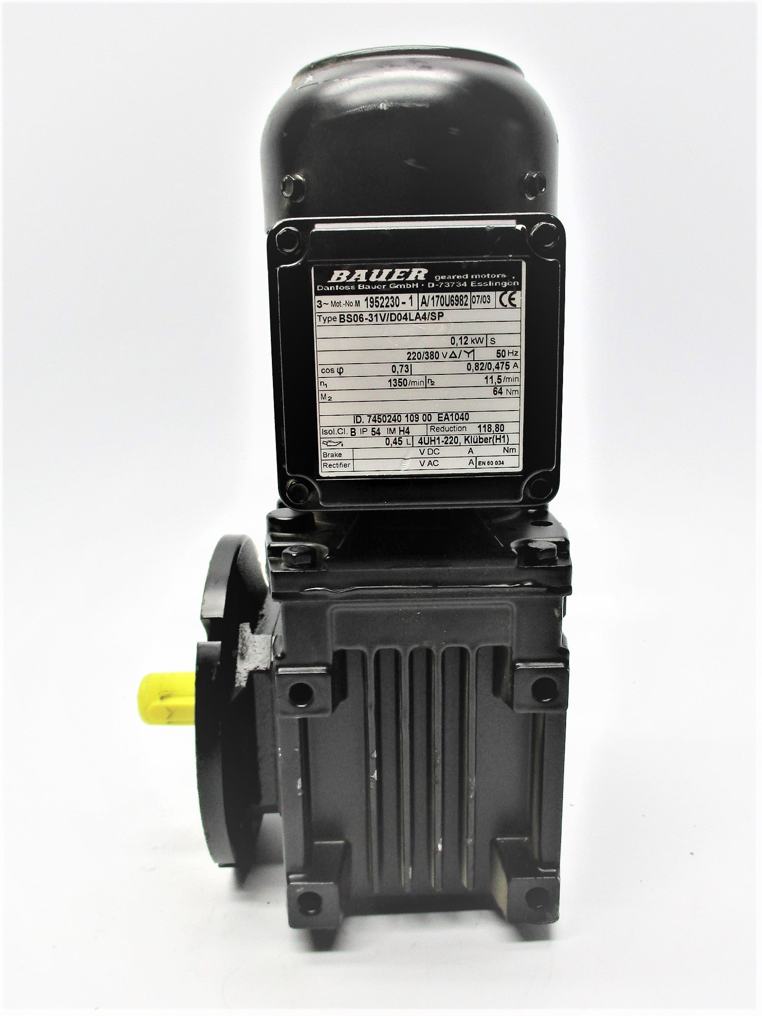 BAUER BS06-31V/D04LA4/SP NSNP