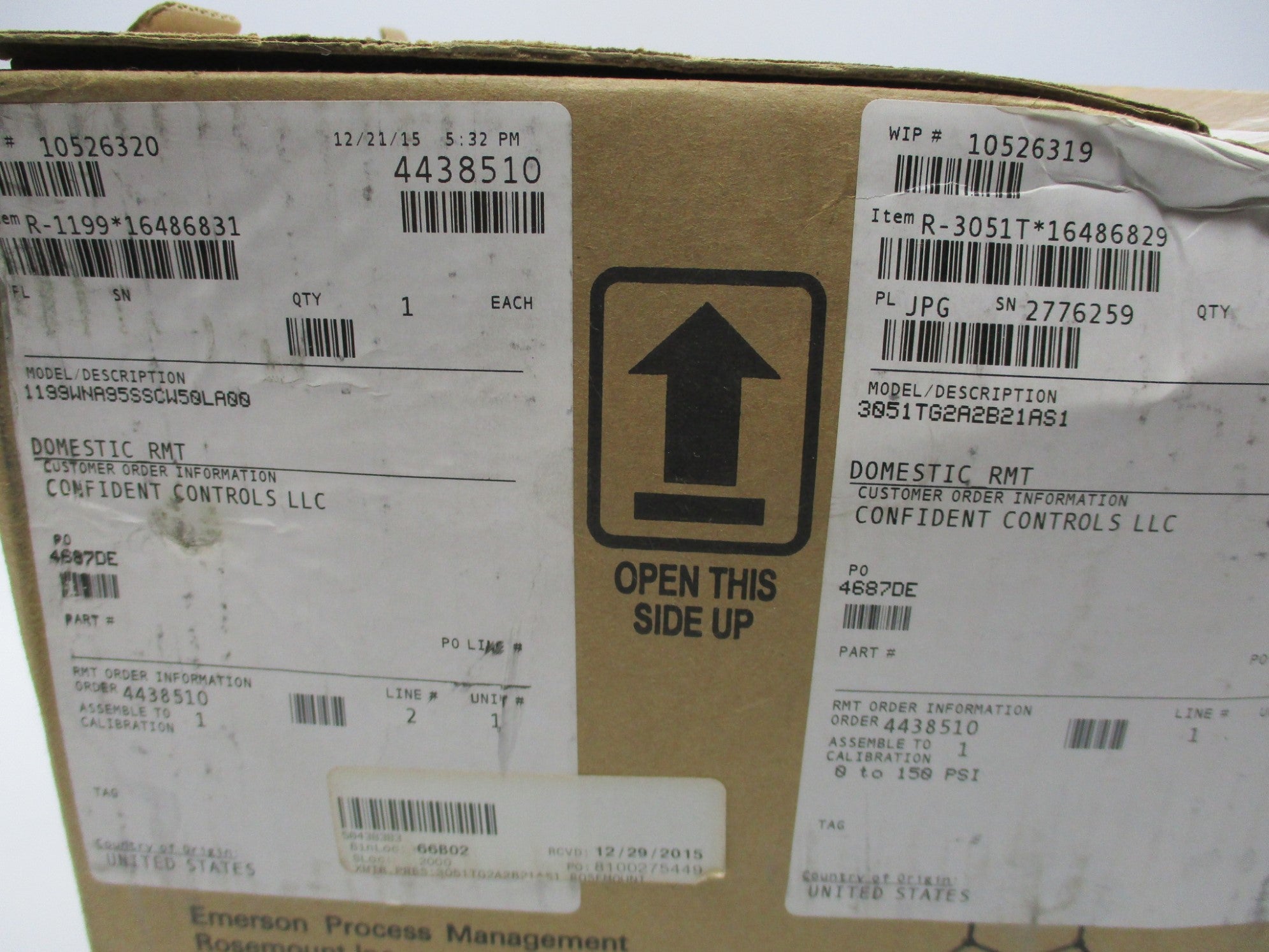 ROSEMOUNT 3051TG2A2B21AS1 NSMP