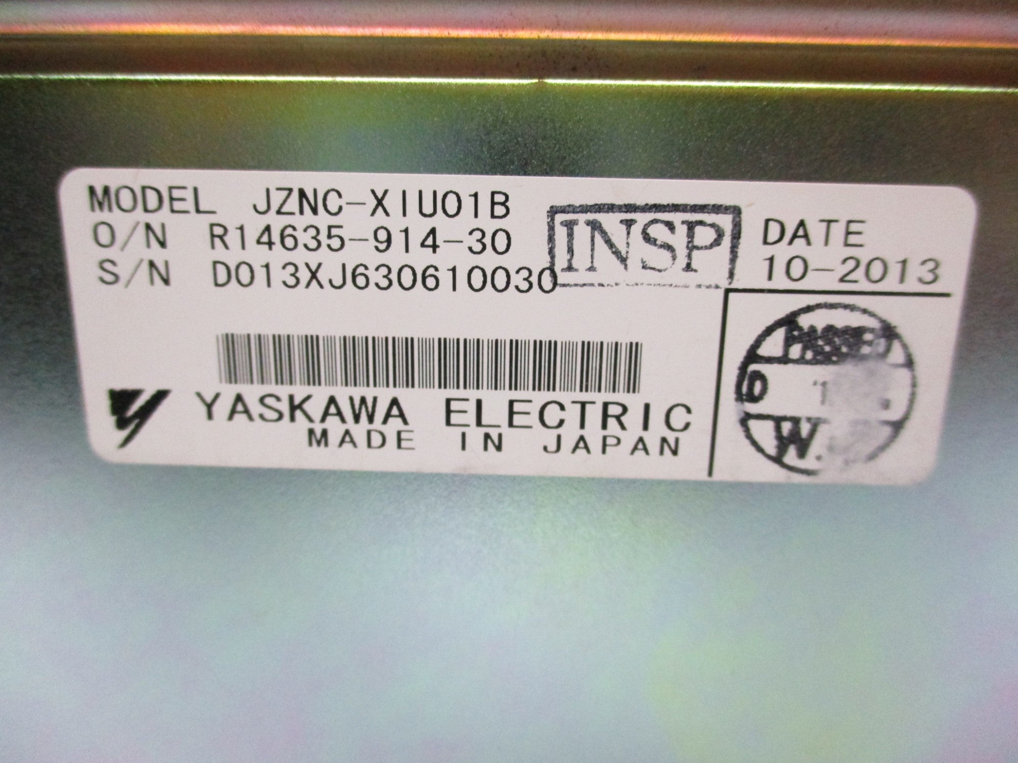YASKAWA JZNC-XIU01B NSMP