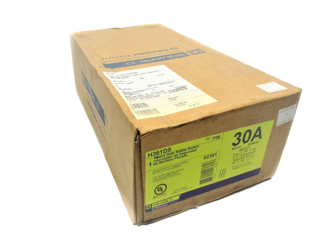SQUARE D H361DS SER. F06 NSFS