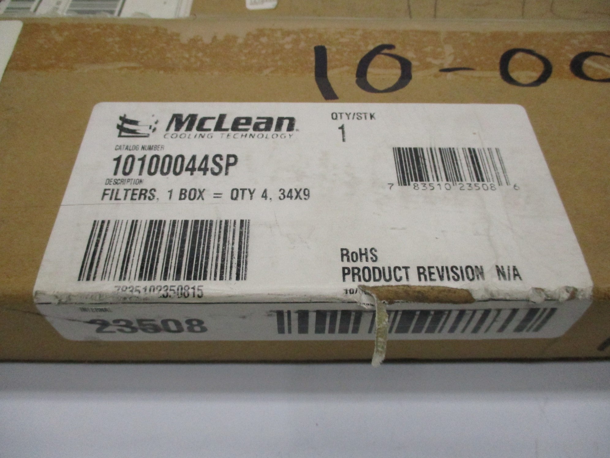 MCLEAN 10100044SP QTY: 4 NSMP