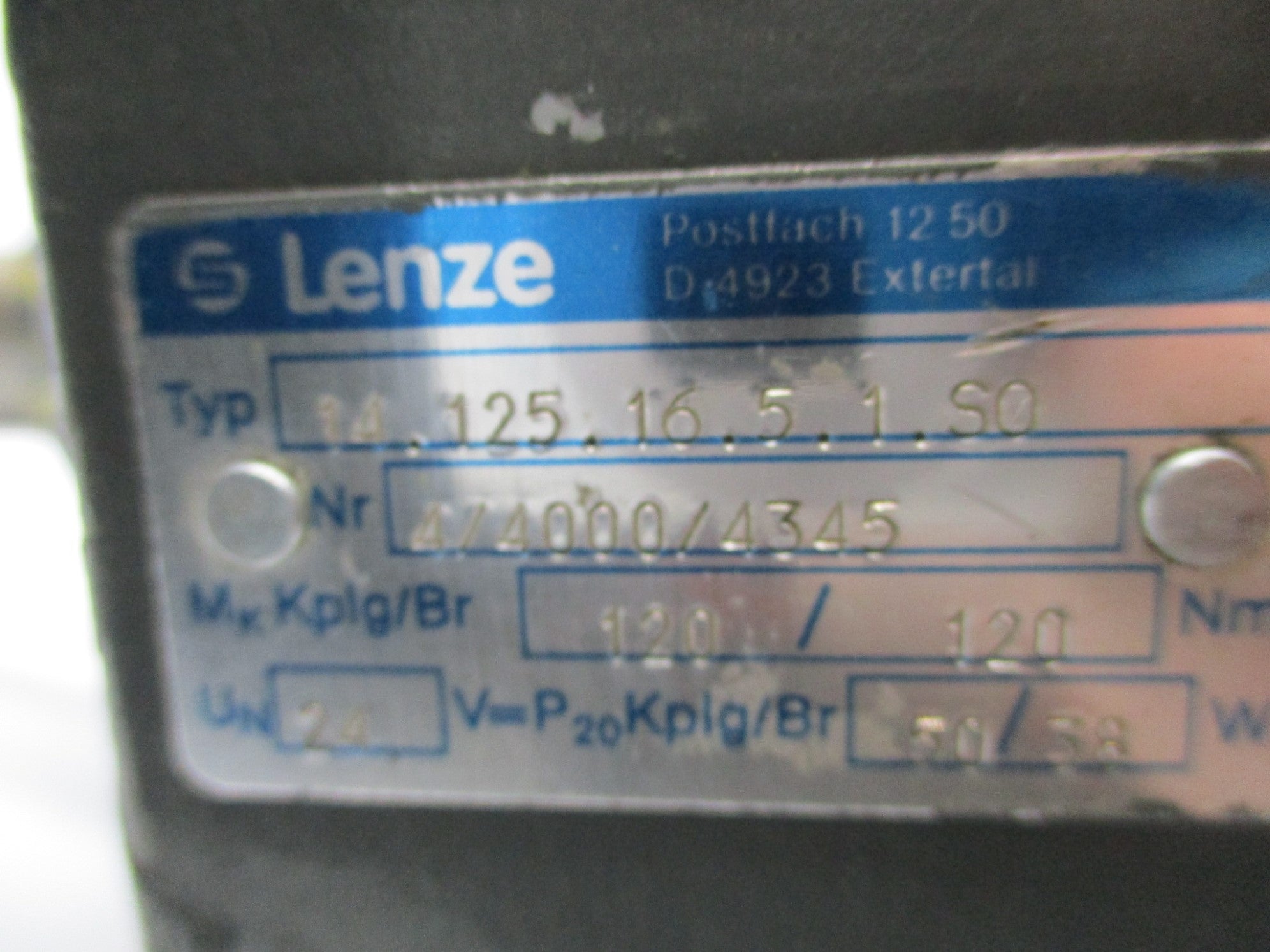 LENZE 14.125.16.5.1.S0 UNMP