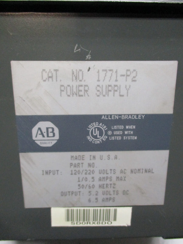 ALLEN BRADLEY 1771-P2 UNMP
