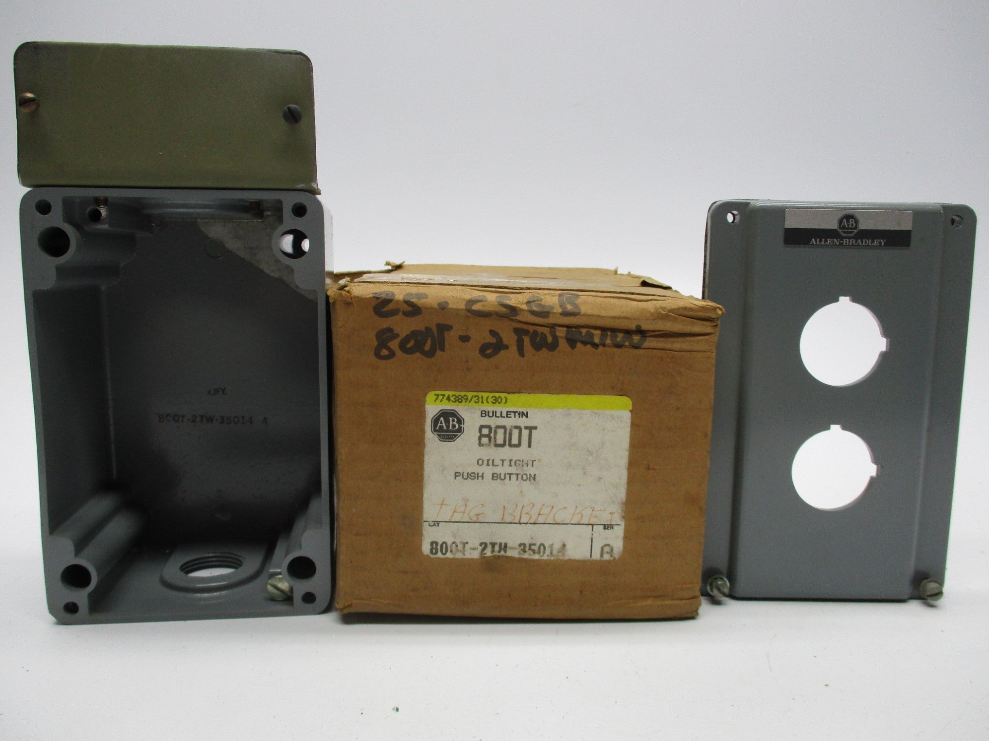 ALLEN BRADLEY 800T-2TW-35014 SER. A (BR/YL) NSMP