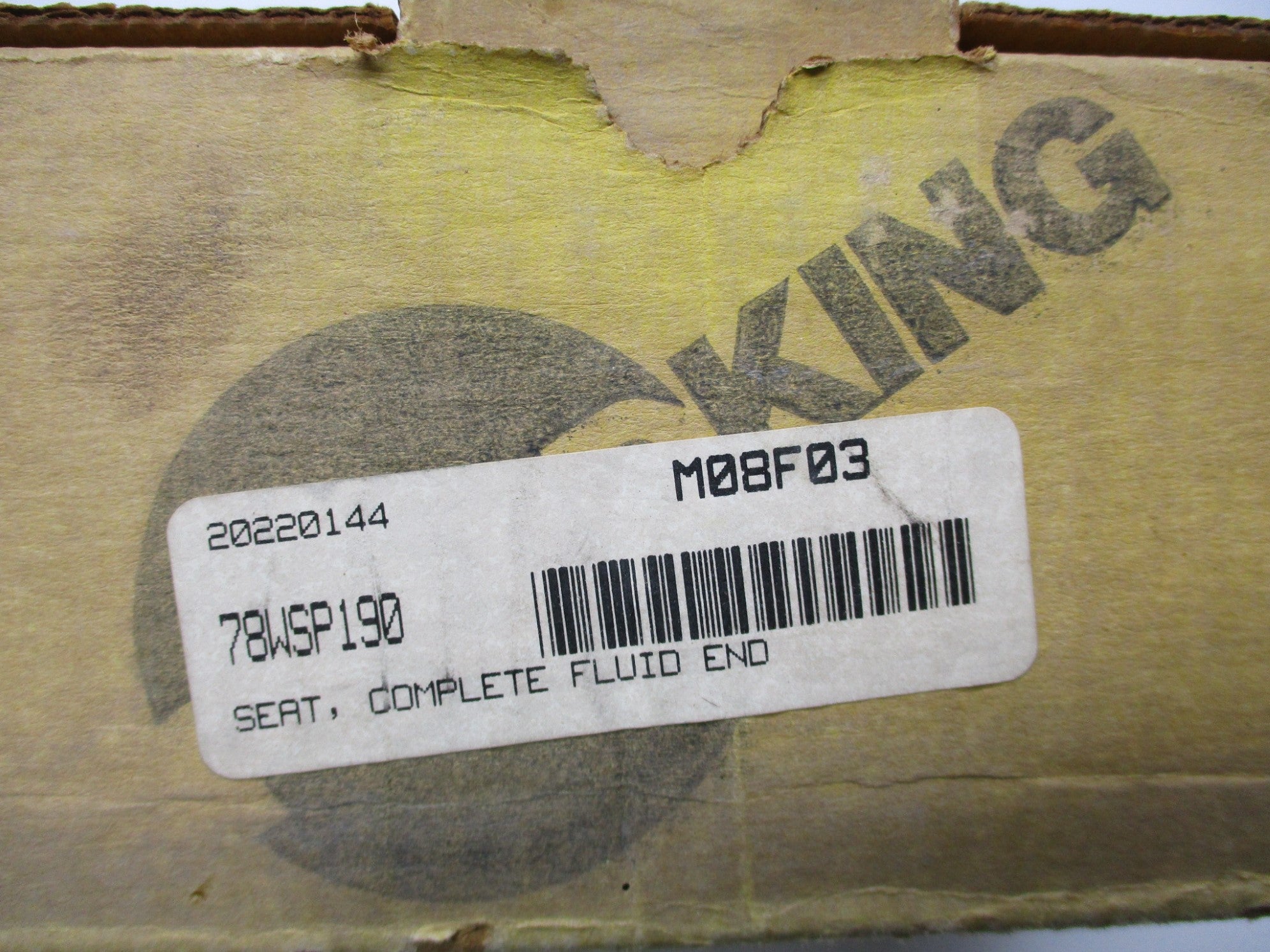 FLUID KING 78WSP190 M08F03 NSMP