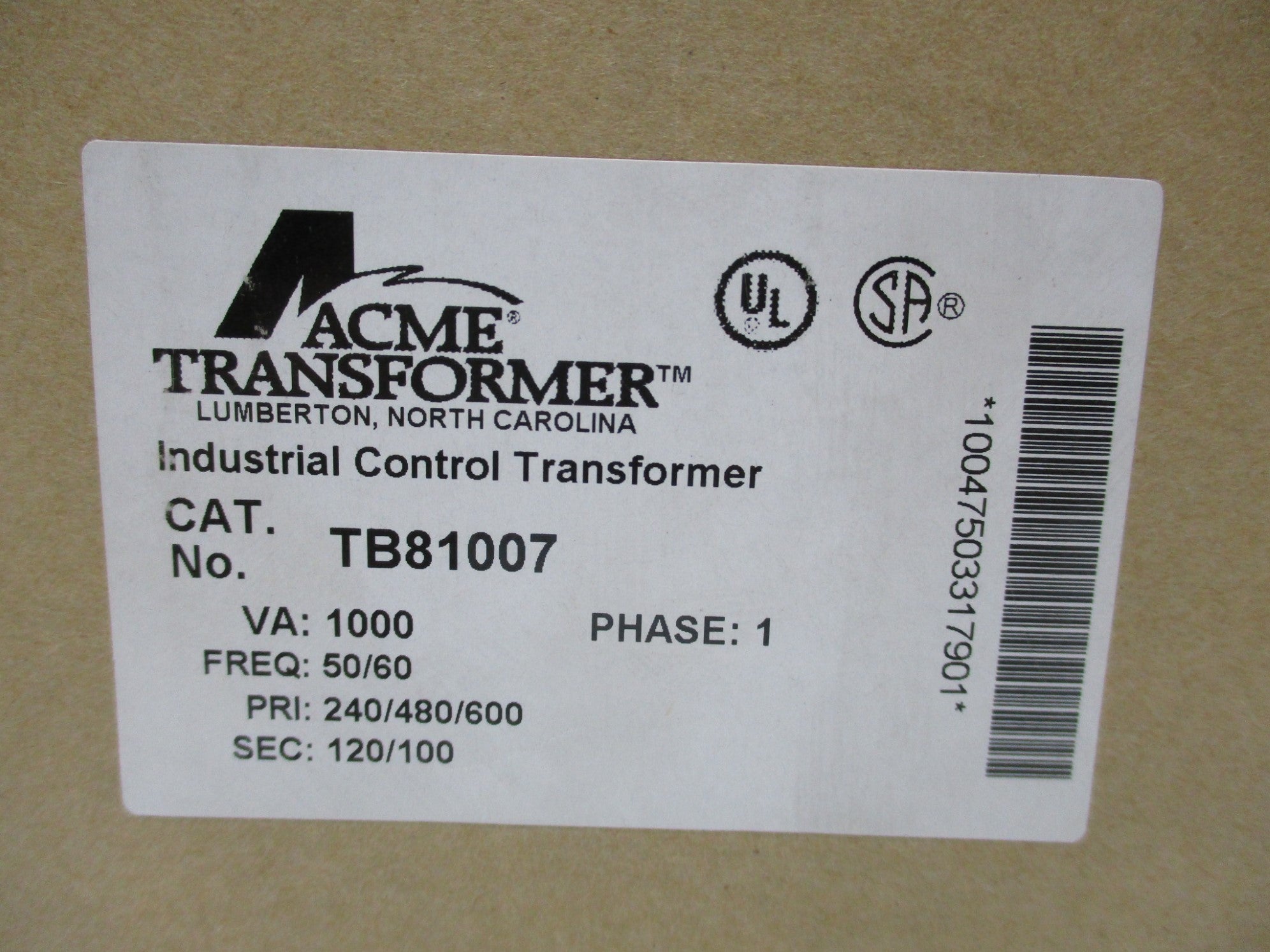 ACME TB81007 NSMP