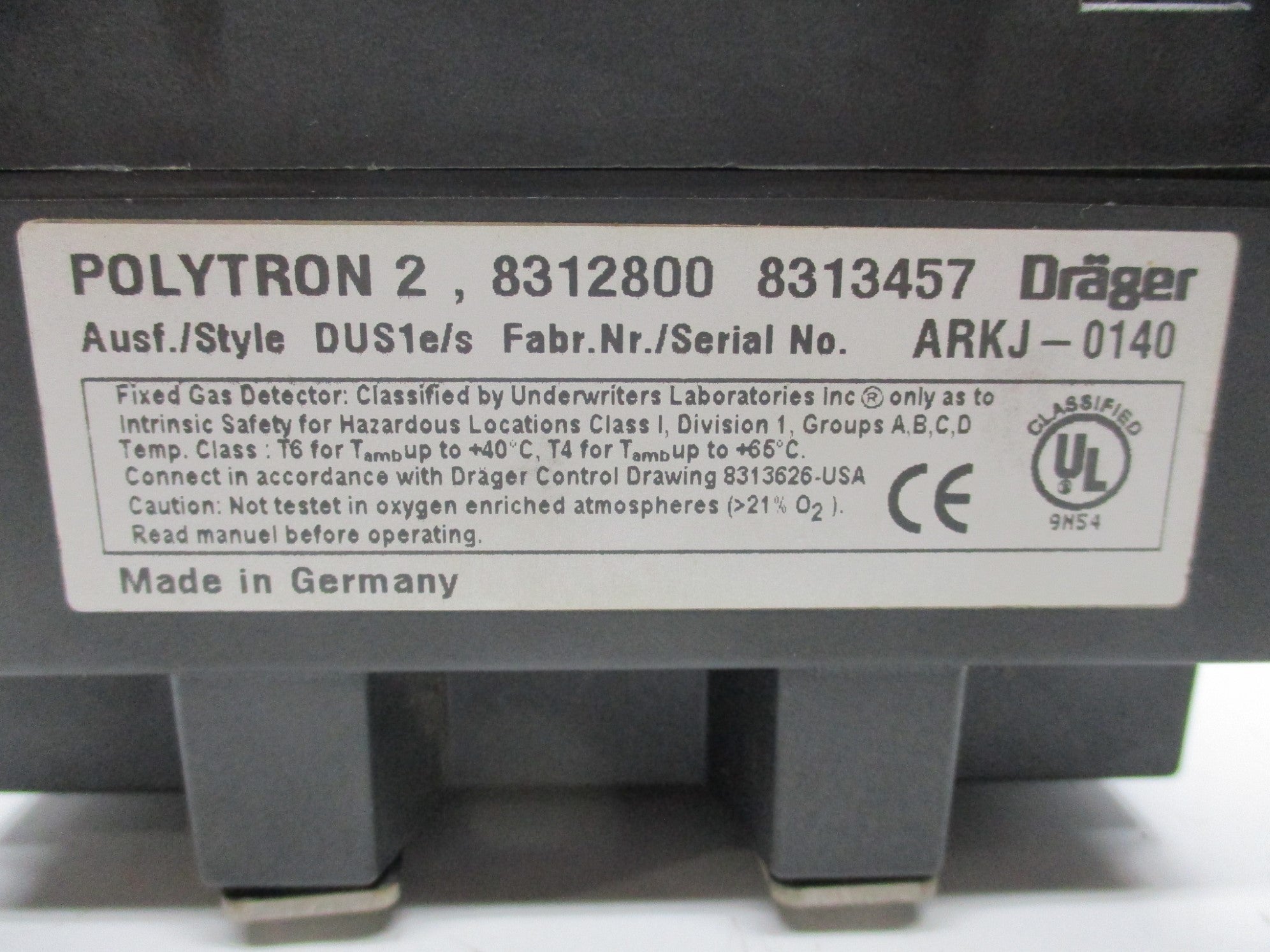 DRAGER POLYTRON2 8312800 8313457 ARKJ-0140 UNMP