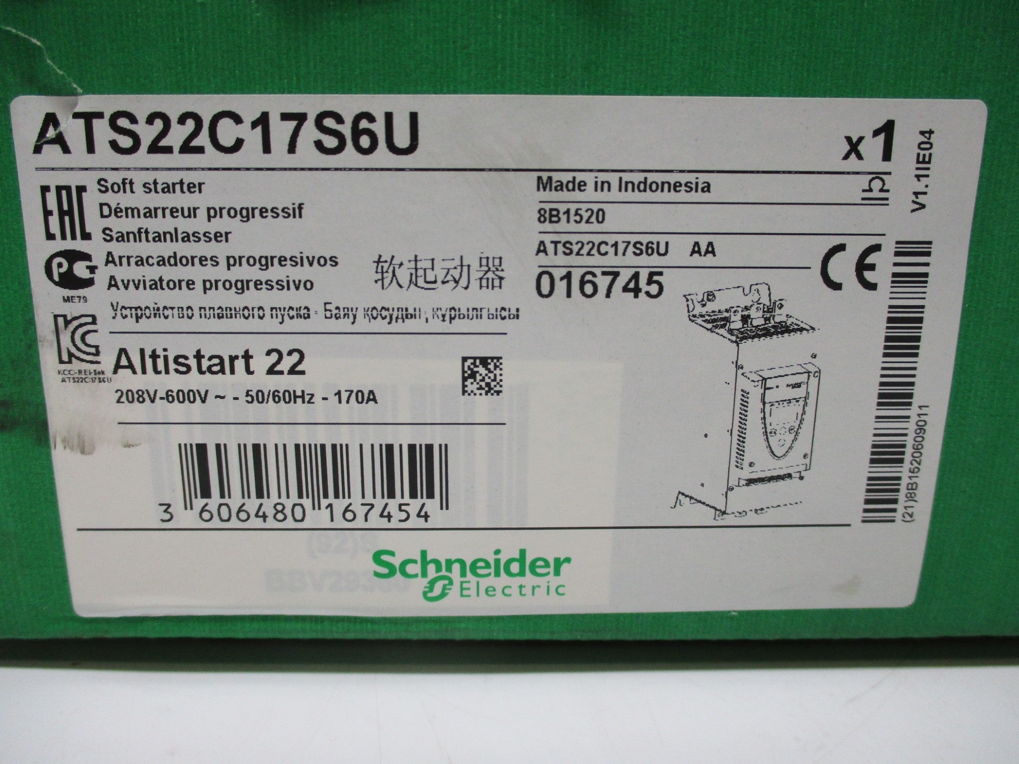 SCHEIDER ATS22C17S6U NSMP