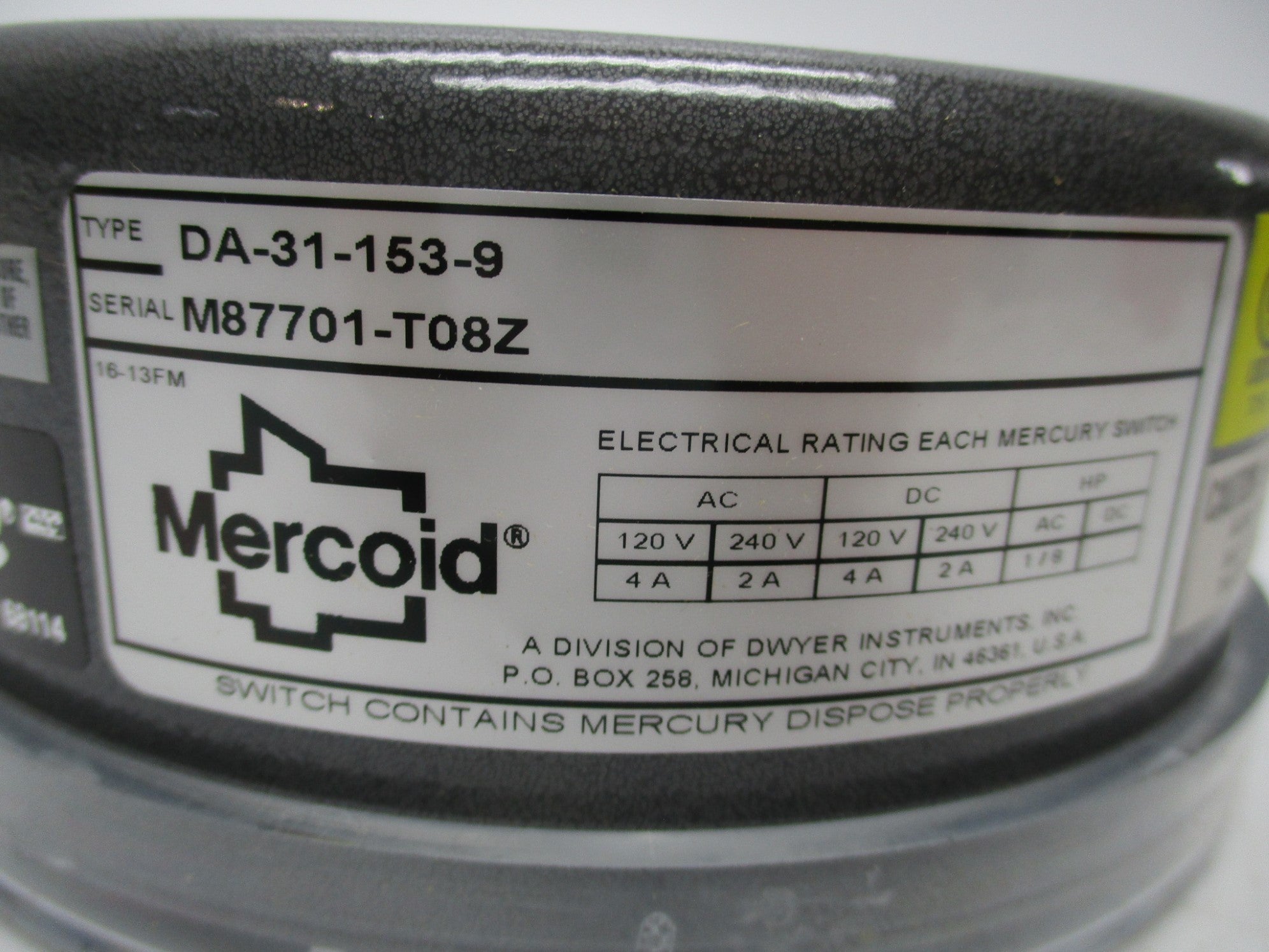 MERCOID DA-31-153-9 NSMP