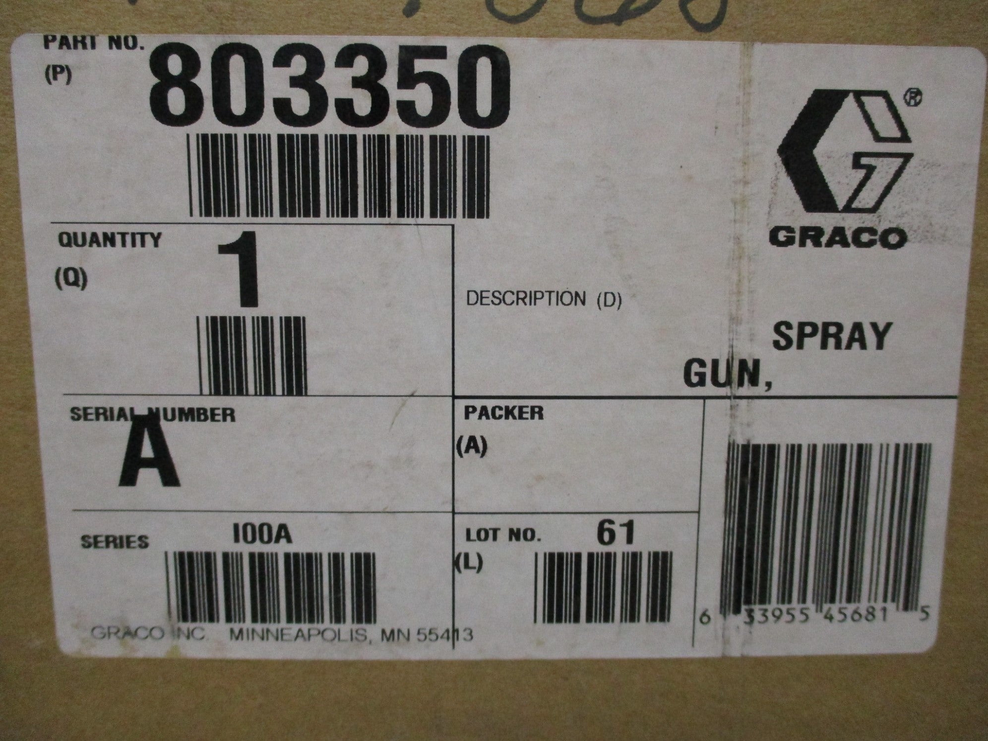 GRACO 803350 NSMP