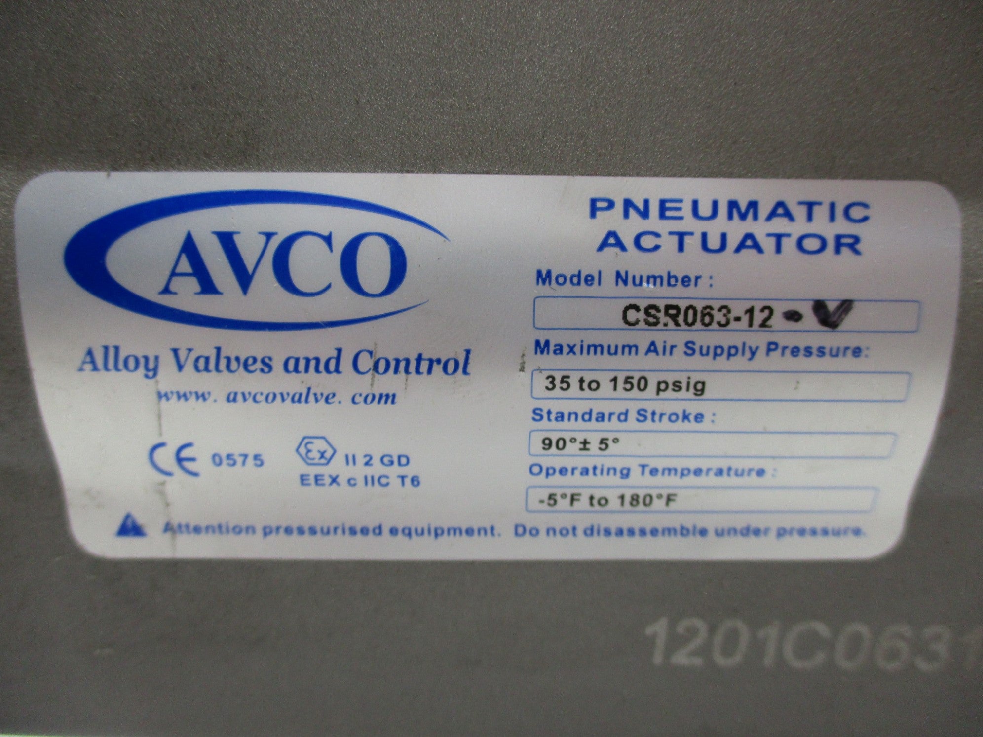 AVCO CSR063-12-V NSNP