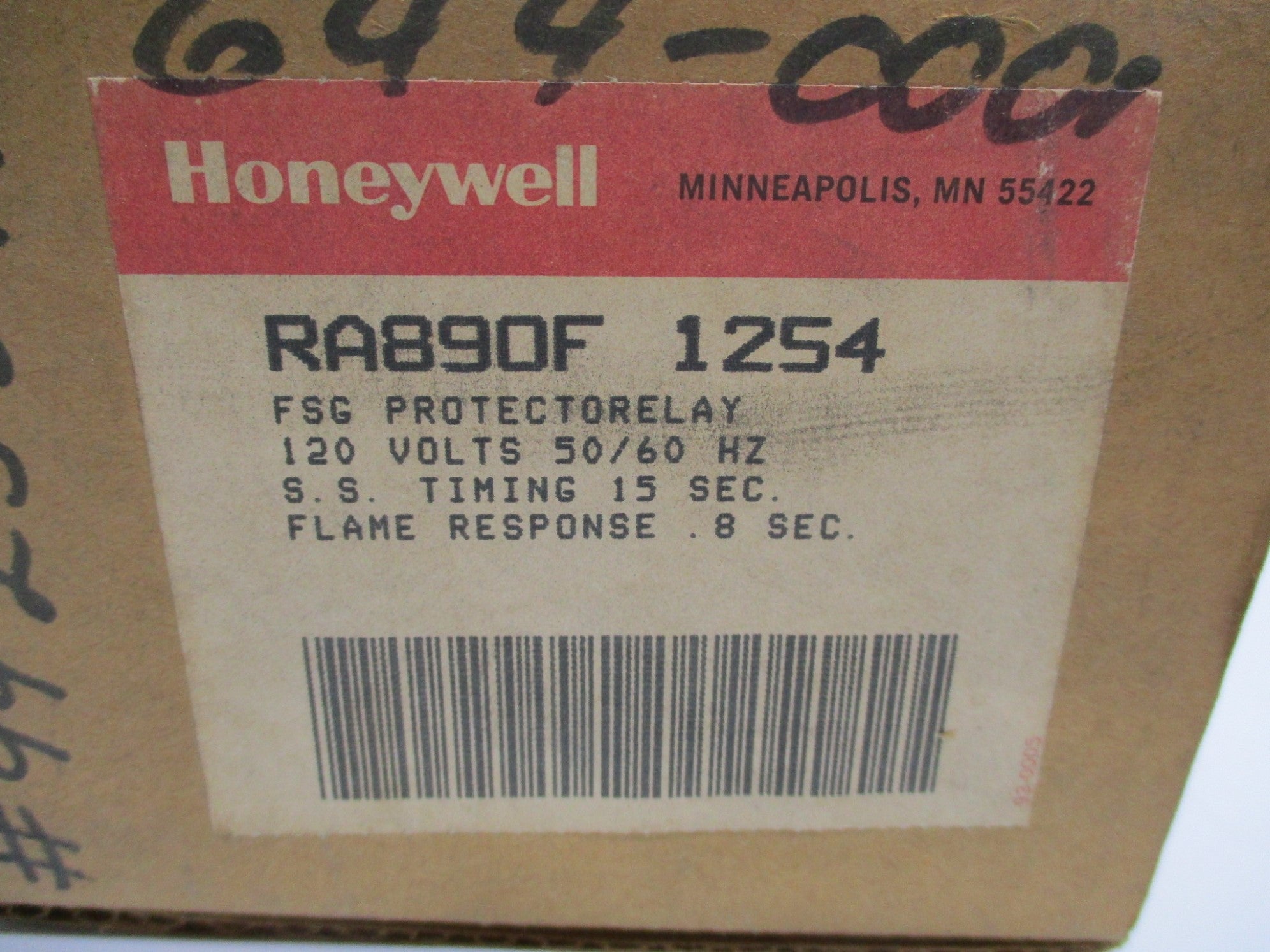 HONEYWELL RA890F1254 NSMP